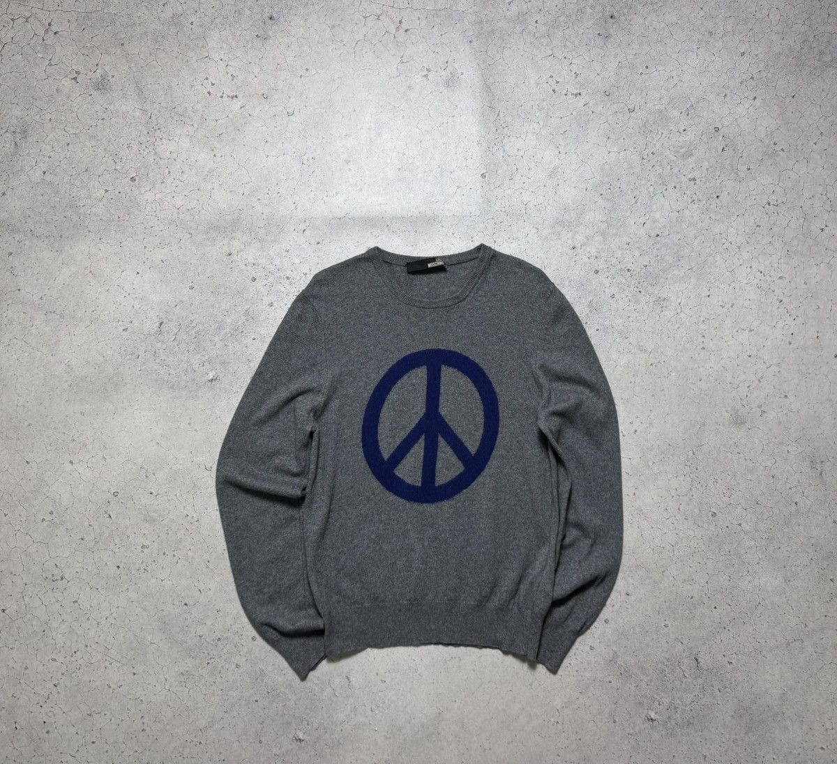 Moschino Love Moschino Wool/Cashmere Big Logo Sweater Size XL Size US XL / EU 56 / 4 - 2 Thumbnail