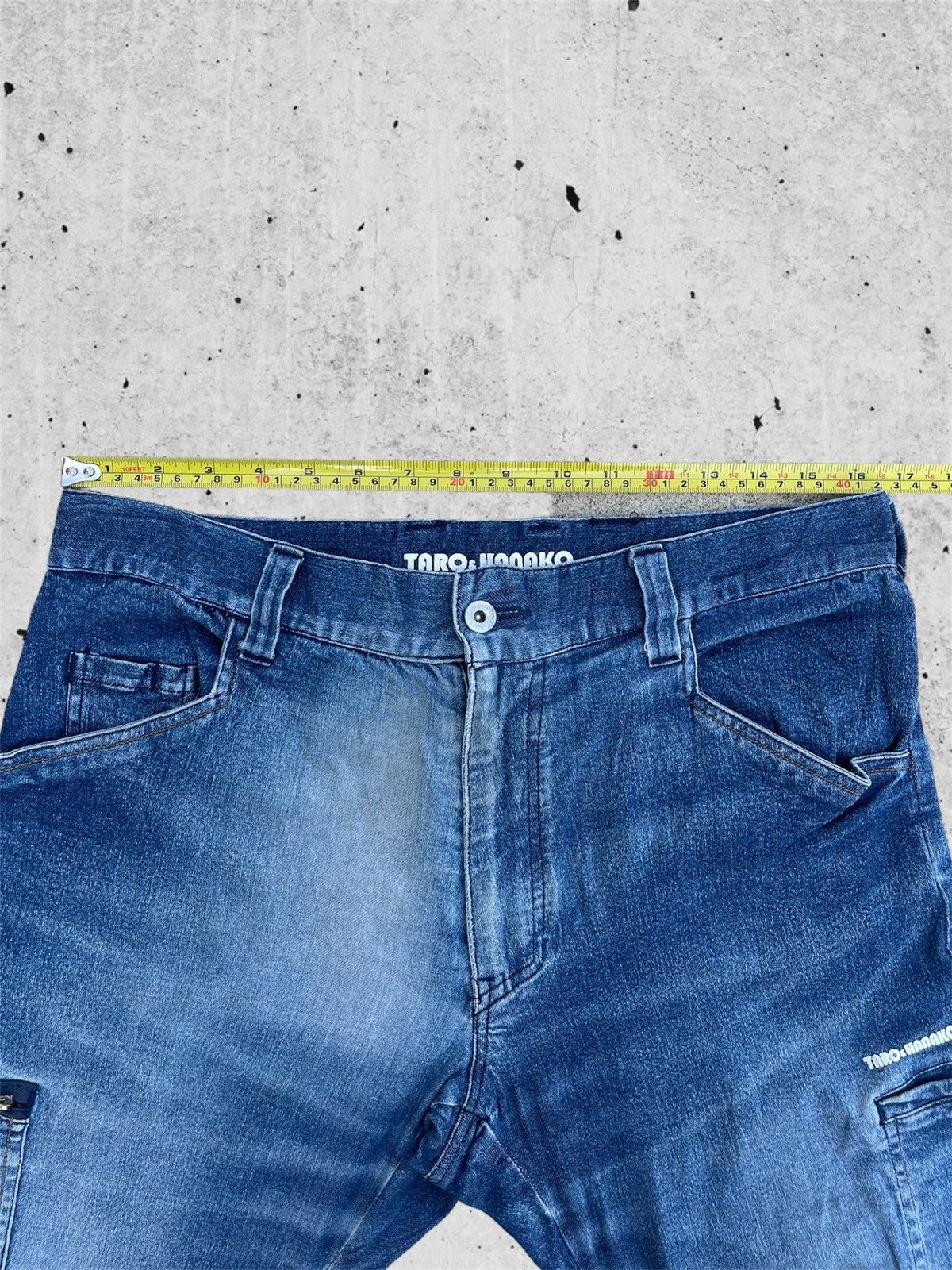 Japanese Brand 🔥 Taro & Hanako Japanese Distressed Denim W33🔥 Size US 33 - 5 Thumbnail