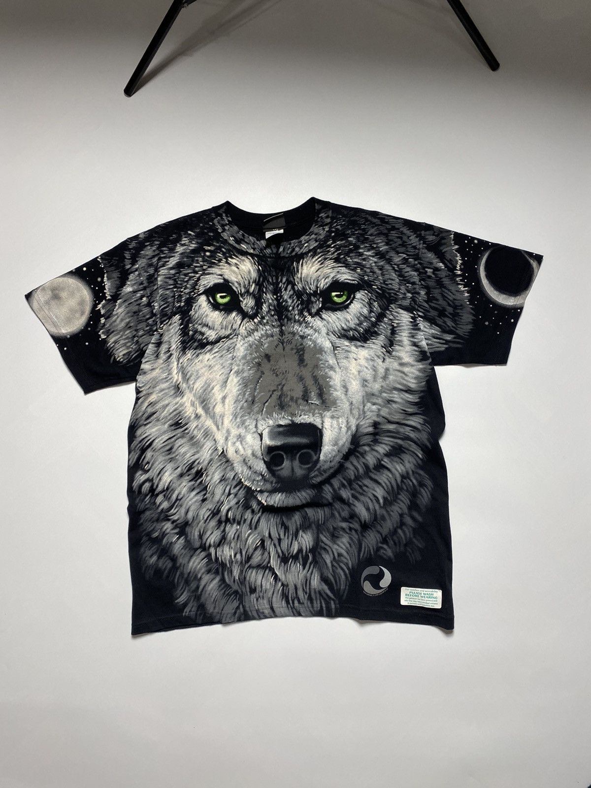 Liquid Blue × Vintage Vintage 96 Liquid Blue Wolf All Over Print Oversized Tee Size US L / EU 52-54 / 3 - 2 Thumbnail