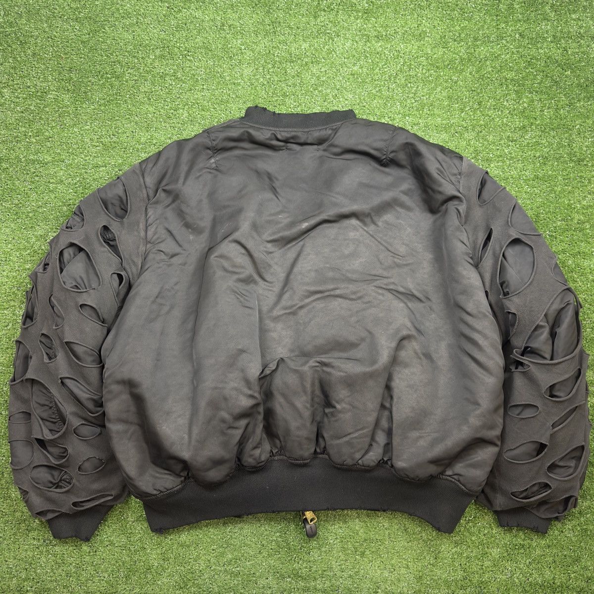 ALEXANDER DIGENOVA Alexander Digenova Trashed Double Layer Bomber Jacket Large Size US L / EU 52-54 / 3 - 7 Thumbnail