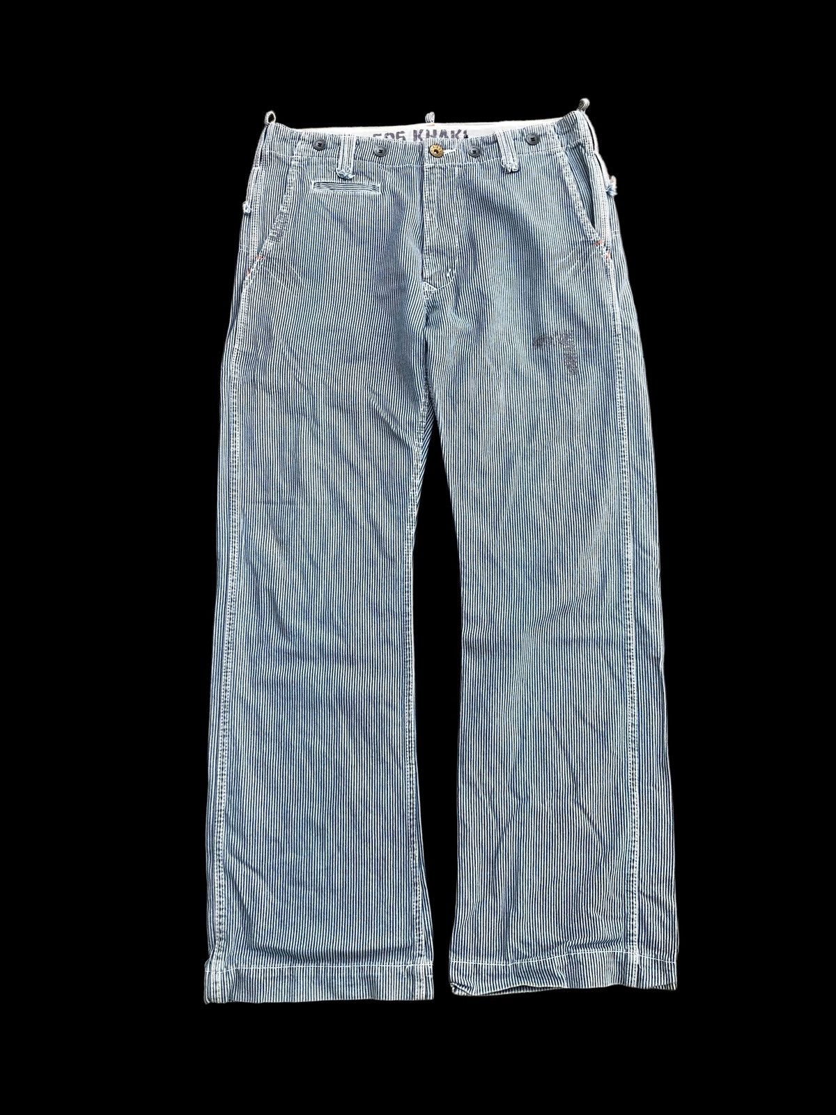 Edwin HICKORY STRIPE EDWIN 505 KHAKI Size US 34 / EU 50 - 1 Thumbnail