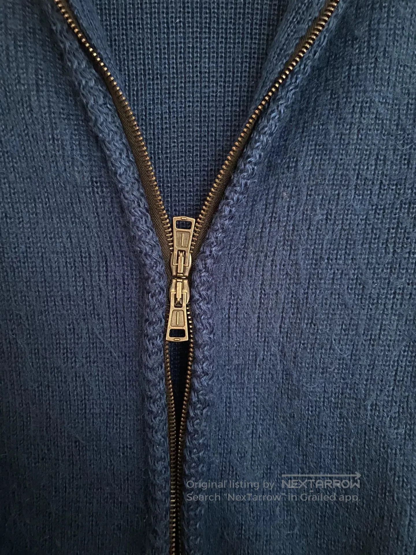 Comme des Garcons Homme Plus Double Zip Knit Cardigan by Number (N)ine. Size US M / EU 48-50 / 2 - 5 Thumbnail