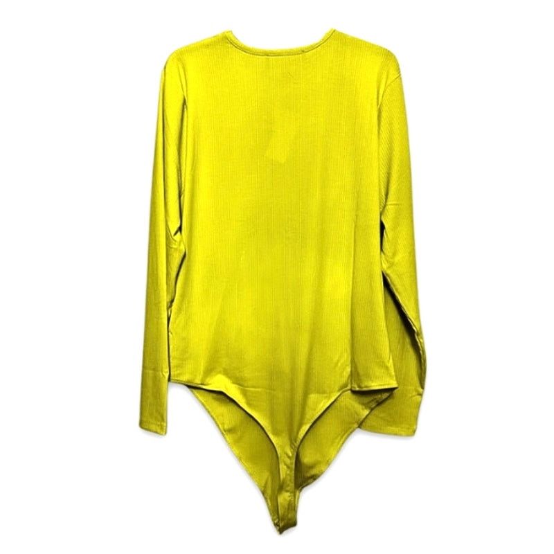Other Royalty By Maluma Bodysuit Ribbed Yellow Women's XXXL NWT Size 3XL / US 20-22 - 5 Thumbnail