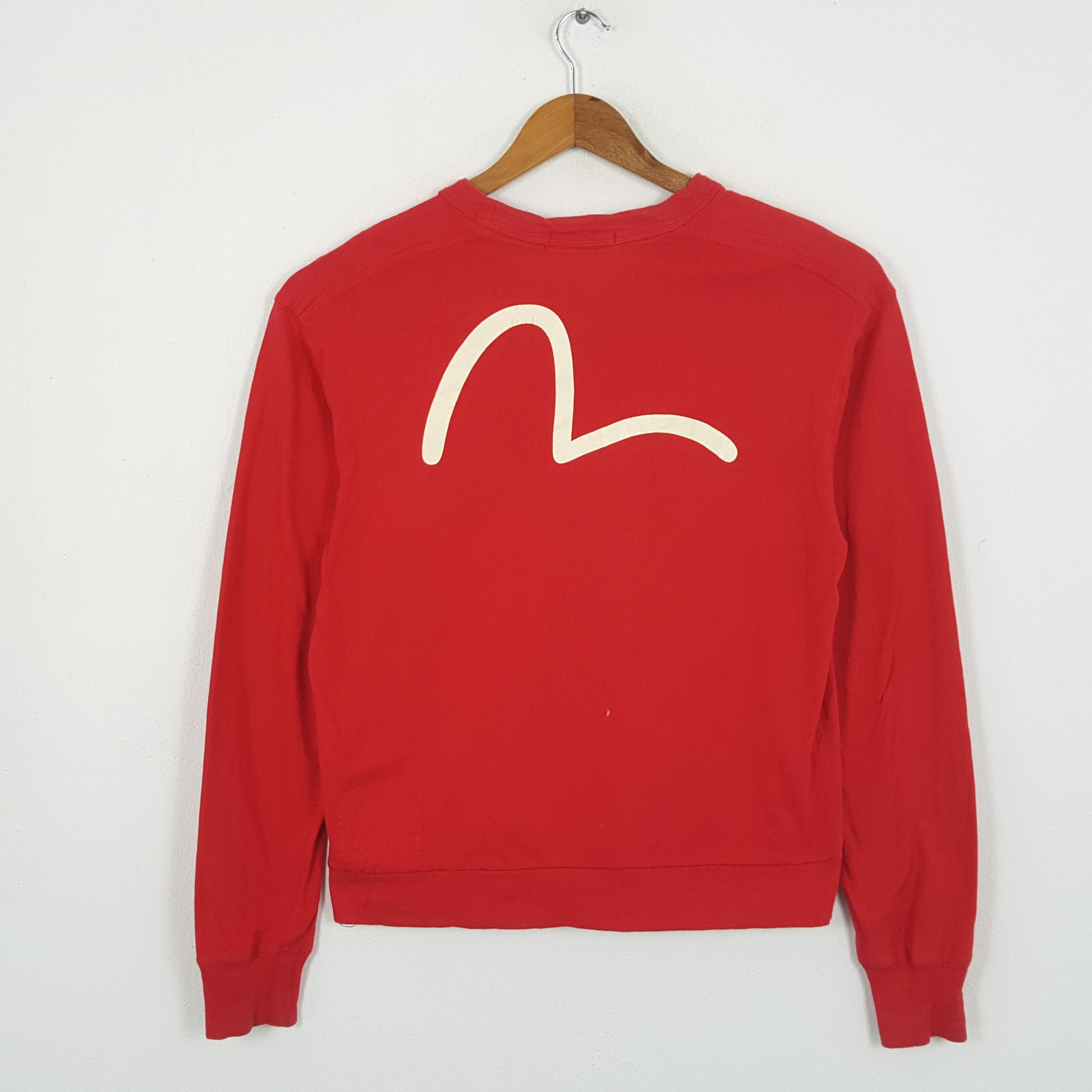 Vintage EVISU MAN Japanese Brand Sweatshirts