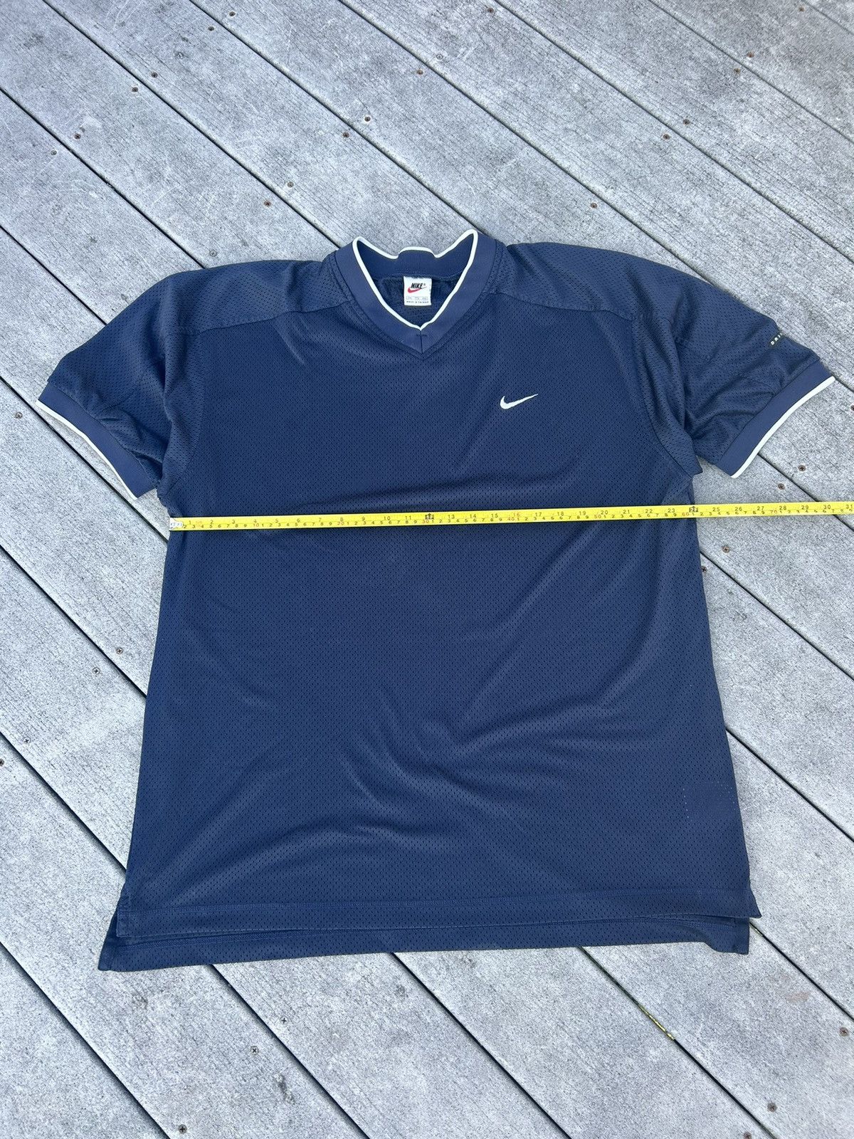 Nike × Vintage Vintage Nike Soccer Jersey Size US XL / EU 56 / 4 - 4 Thumbnail