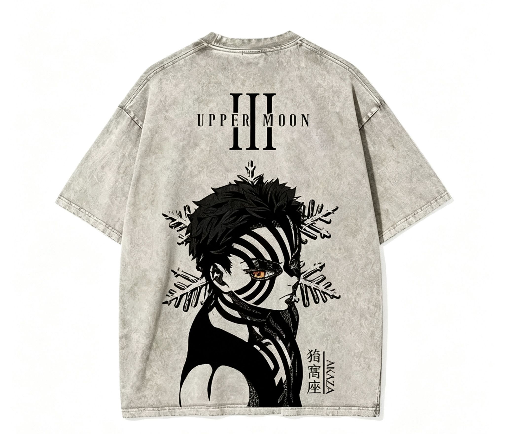Japanese Brand Y2K Street Goth Anime Slayer Tattoo Eye Print Washed T-Shirt Size US M / EU 48-50 / 2 - 2 Thumbnail