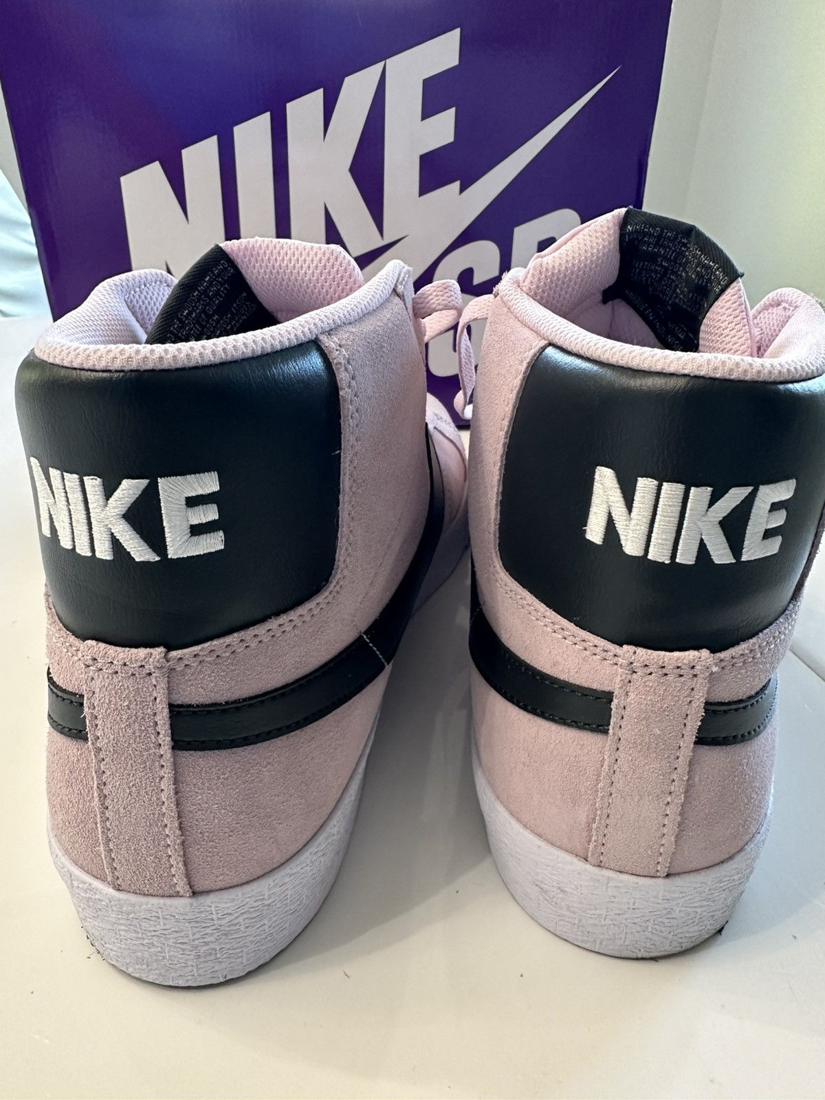 Nike Nike SB Zoom Blazer Mid Pink Size US 12 / EU 45 - 4 Thumbnail