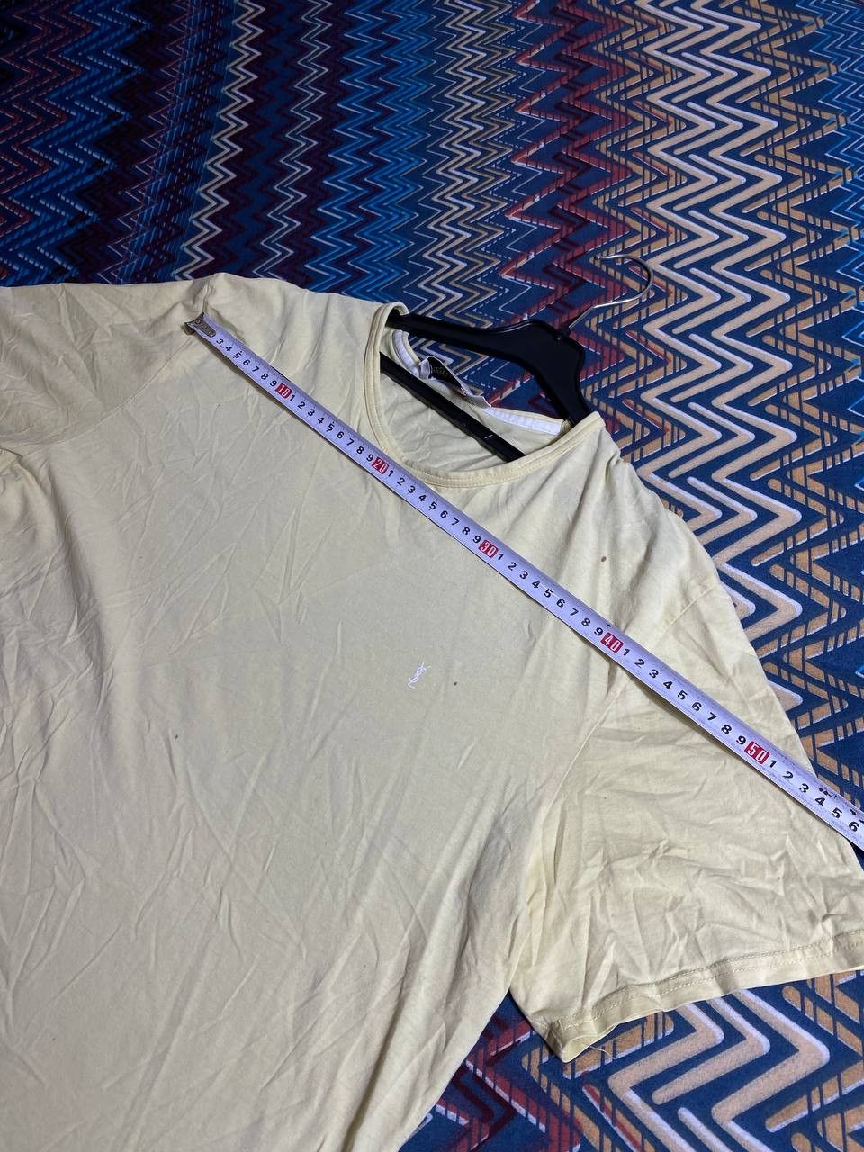 Vintage × Yves Saint Laurent Yves Saint Laurent Vintage White Polo T-shirt Size US XL / EU 56 / 4 - 8 Thumbnail