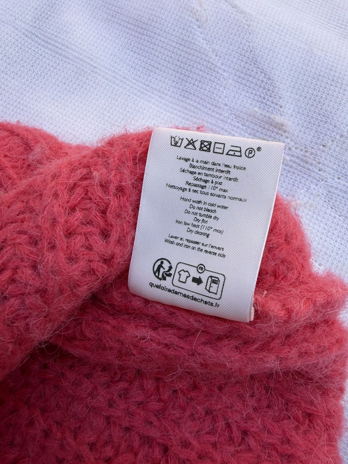 Sezane La Maille Sezane Wool Alpaca Knitted Sweater Oversized Pink Size M / US 6-8 / IT 42-44 - 8 Thumbnail