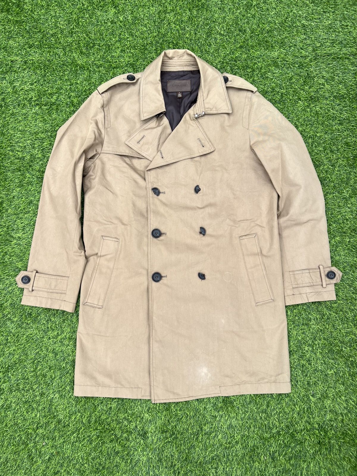 Coach Coach Men’s Beige Double-Breasted Trench Coat, Size M. Size US M / EU 48-50 / 2 - 1 Thumbnail