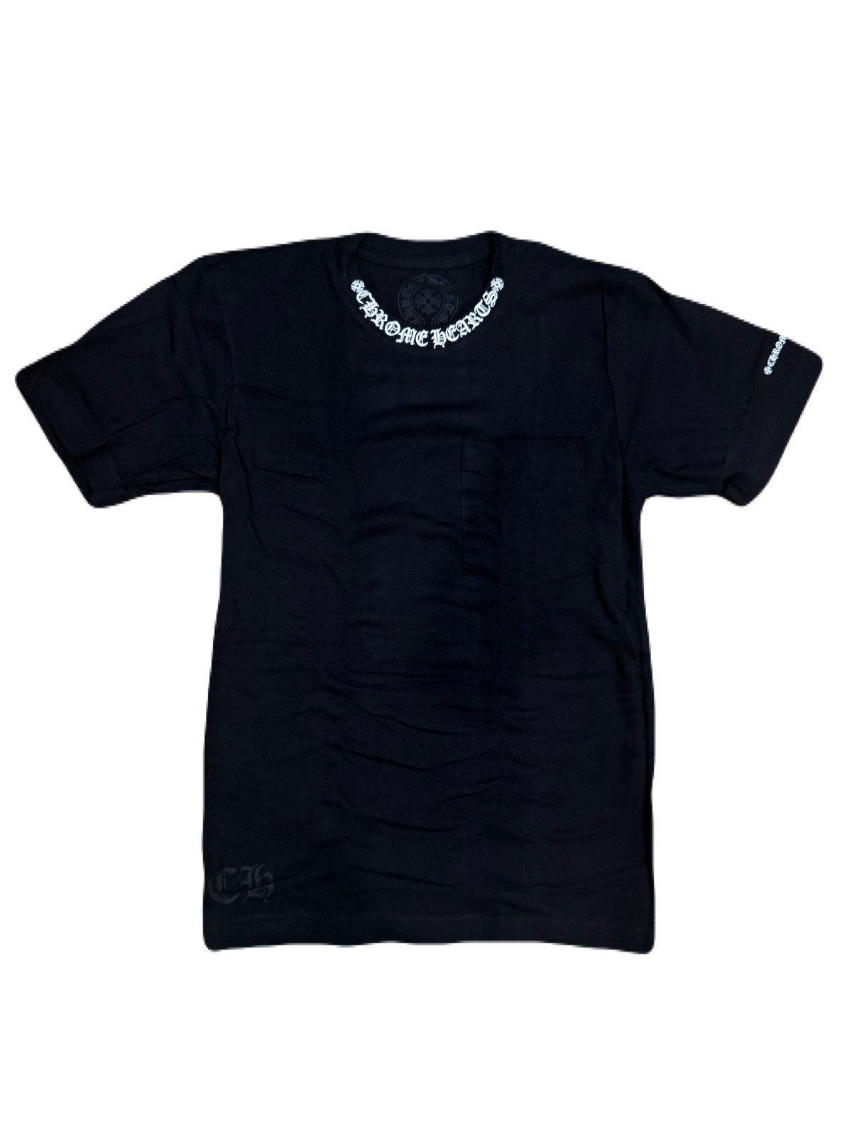 Chrome Hearts Chrome Hearts Short Sleeve Pock Crew Tee Shirt - Size XS Size US XS / EU 42 / 0 - 1 Thumbnail