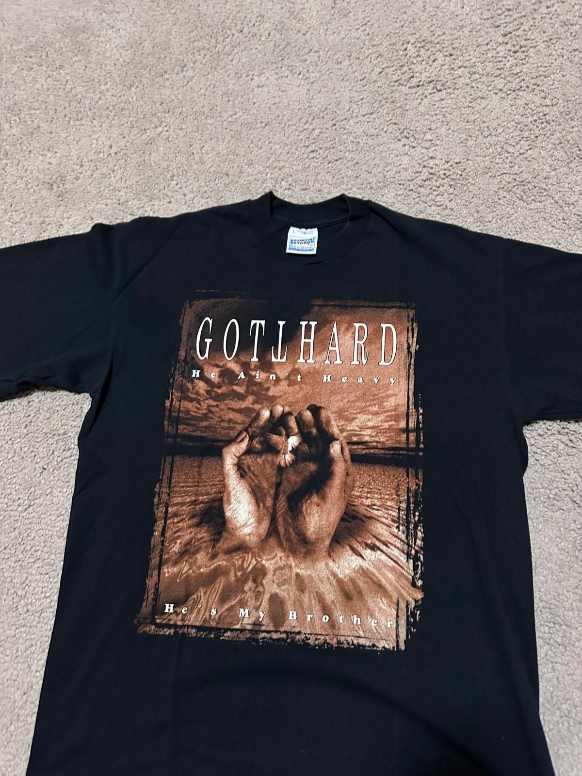 Fruit Of The Loom Vintage Gotthard 2000’s Screen Stars T-Shirt Size L USA Size US L / EU 52-54 / 3 - 3 Thumbnail