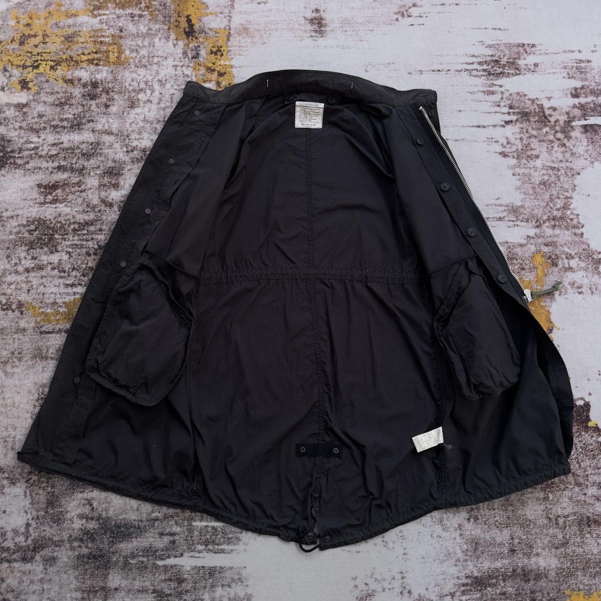 Alpha Industries VINTAGE ALPHA INDUSTRIES BLACK M-65 FISHTAIL PARKA JACKET Size L / US 10 / IT 46 - 15 Thumbnail