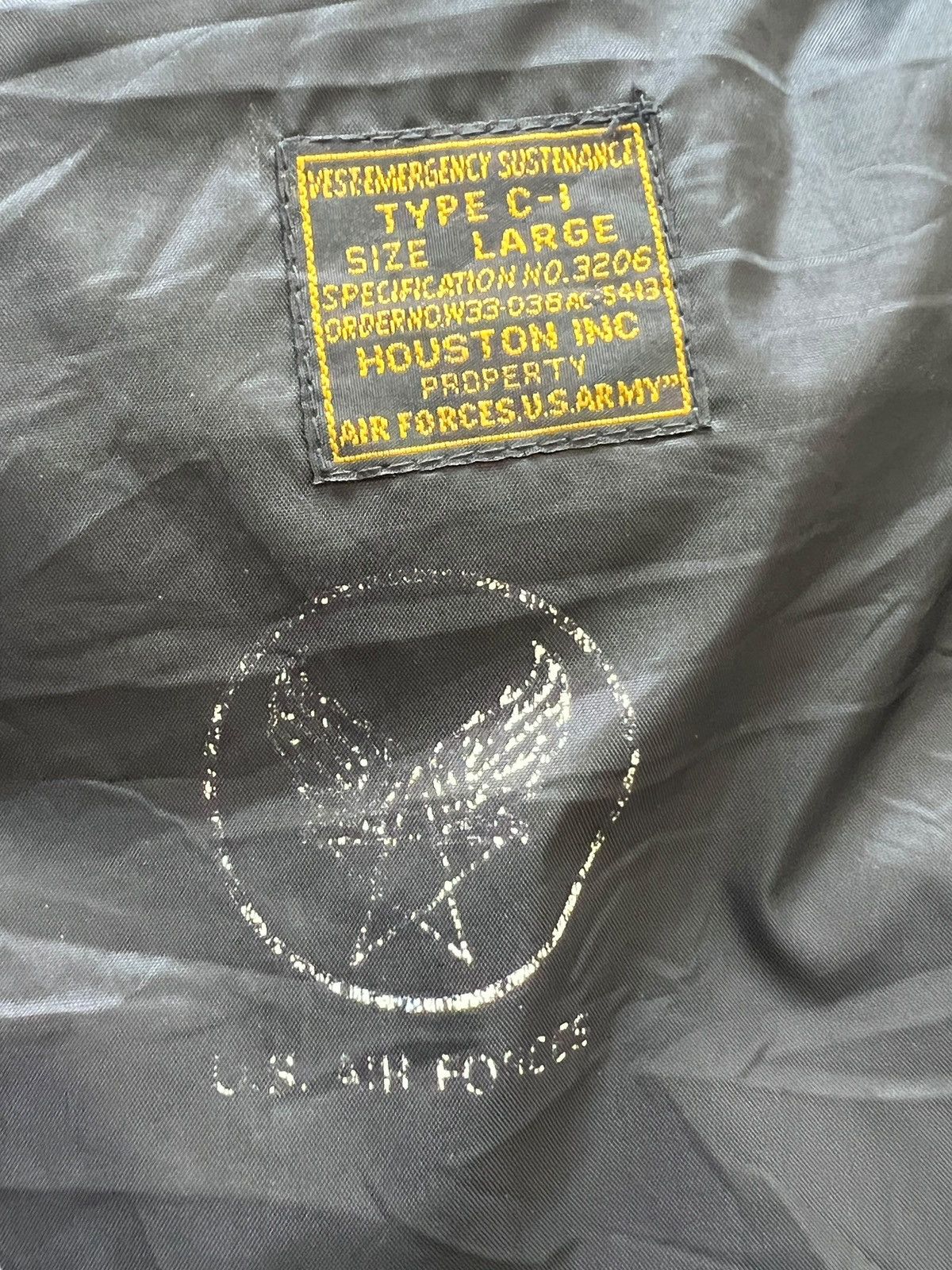 Japanese Brand Houston 🎌 Type C-1 Reproduction Military Vest Size US M / EU 48-50 / 2 - 10 Thumbnail