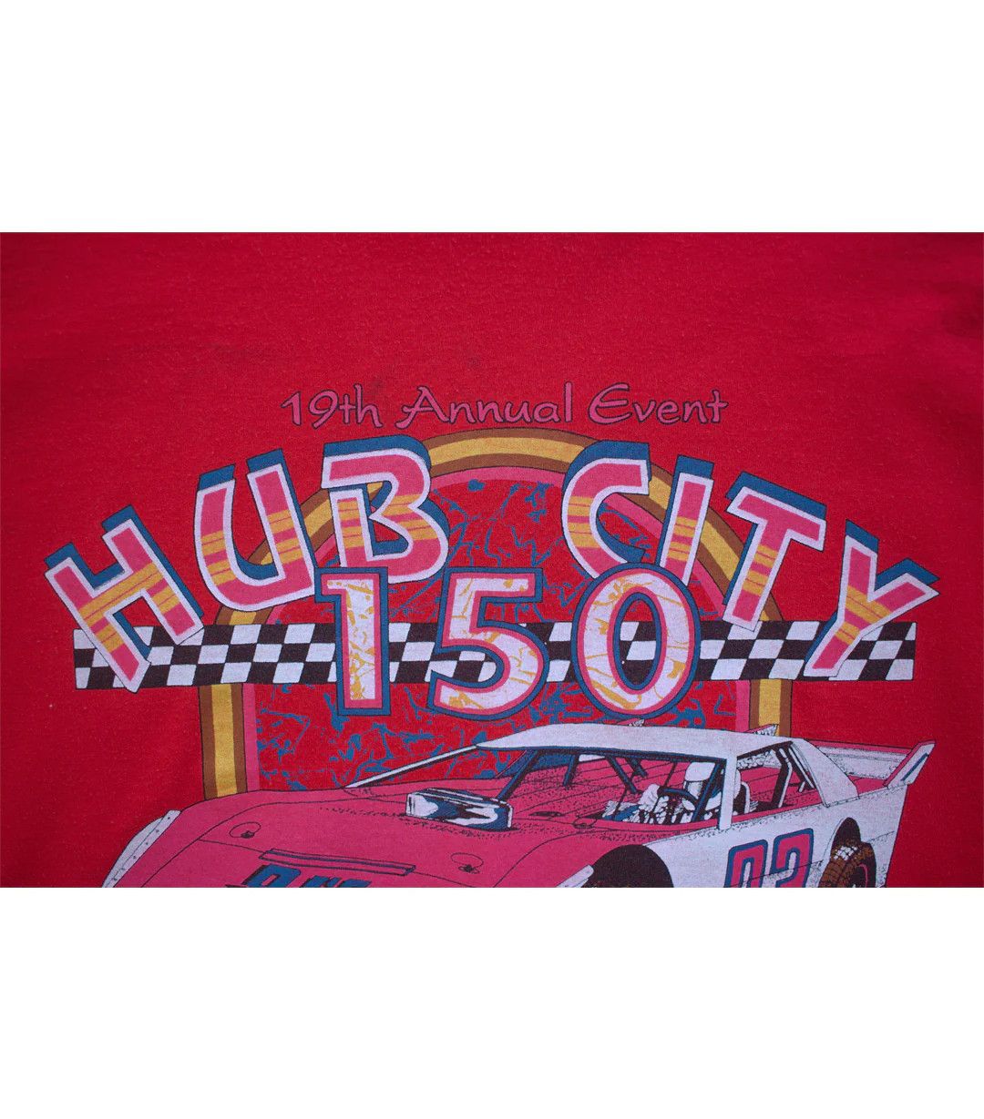 Vintage 1993 Vintage Hub City 150 T-Shirt Size US L / EU 52-54 / 3 - 4 Thumbnail