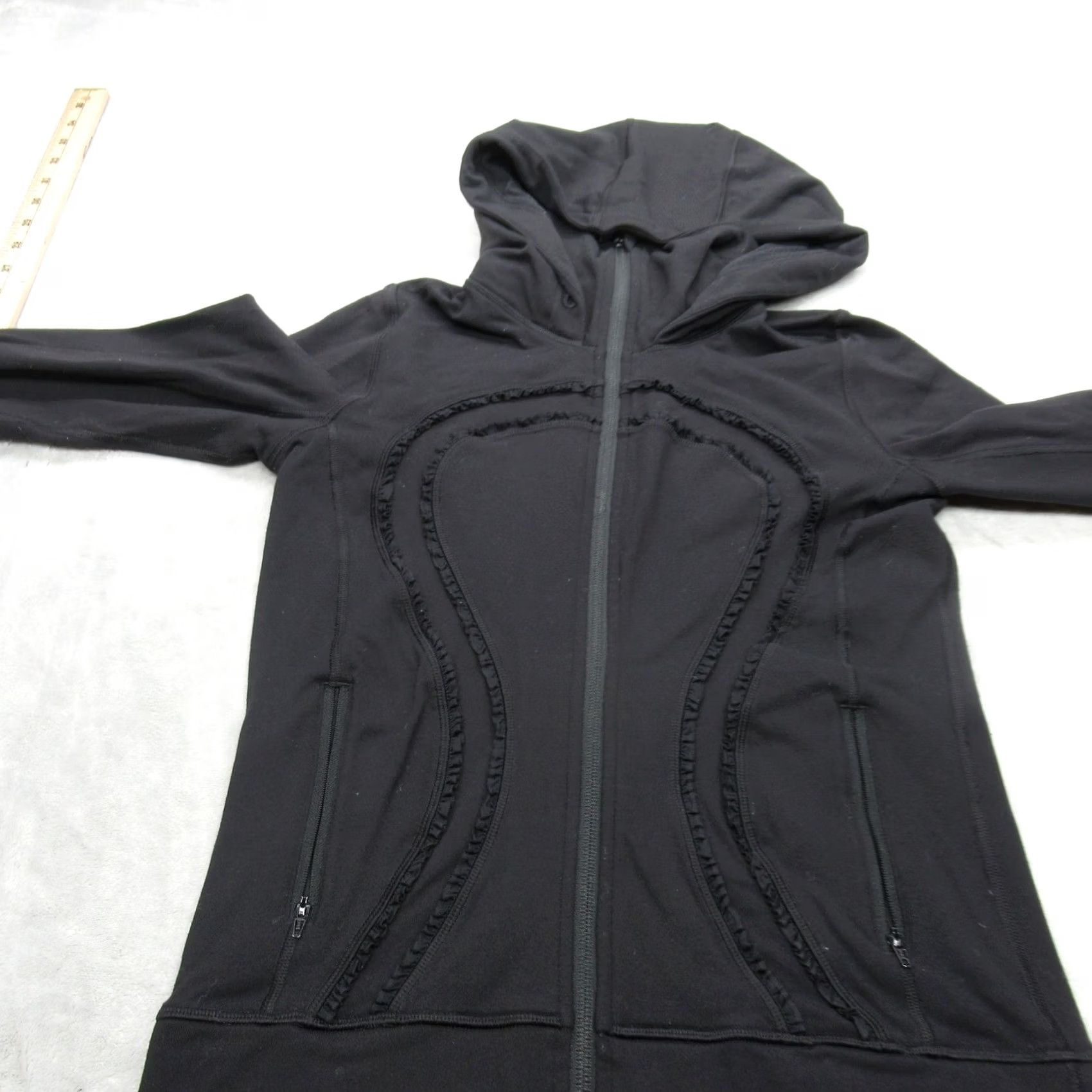 Lululemon Lululemon Define Hoodie 4 Black Full Zip Athletic Pockets Thumbholes Womens Size S / US 4 / IT 40 - 3 Thumbnail