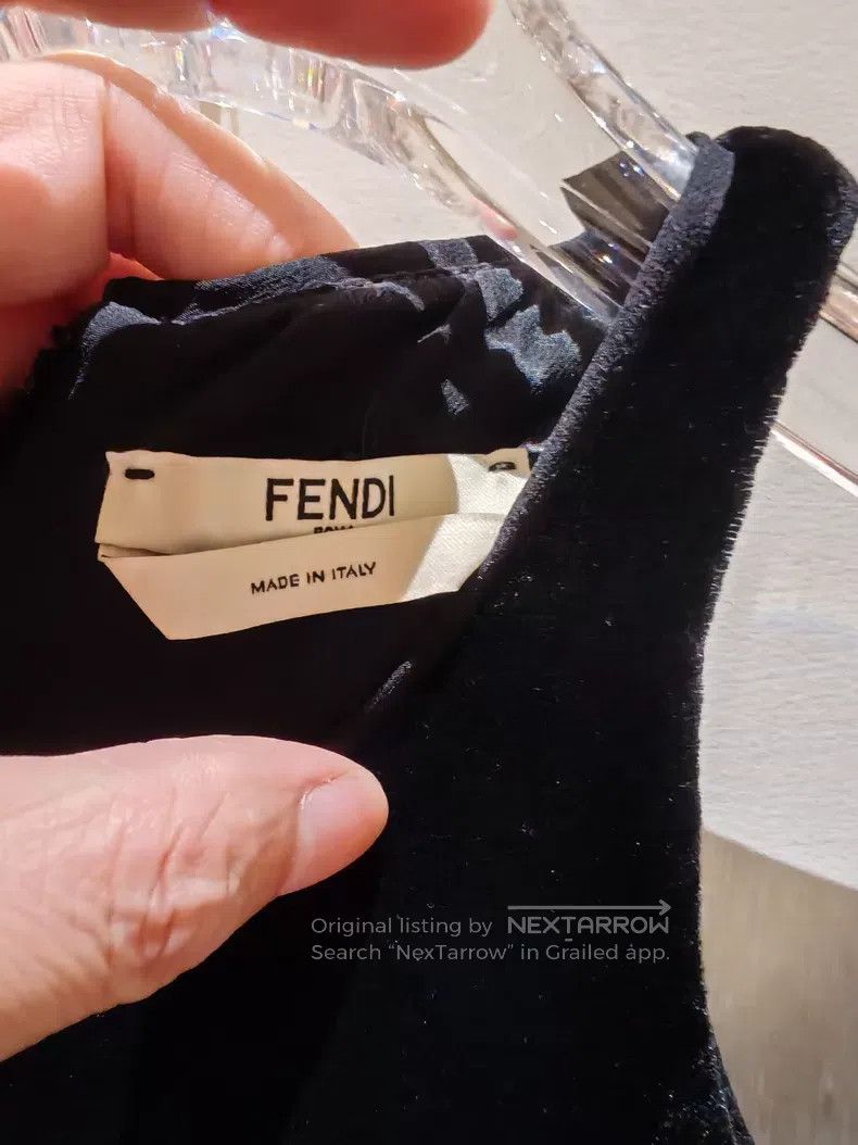 Fendi Fendi Black off-shoulder bow dress, dress Size XS / US 0-2 / IT 36-38 - 6 Thumbnail