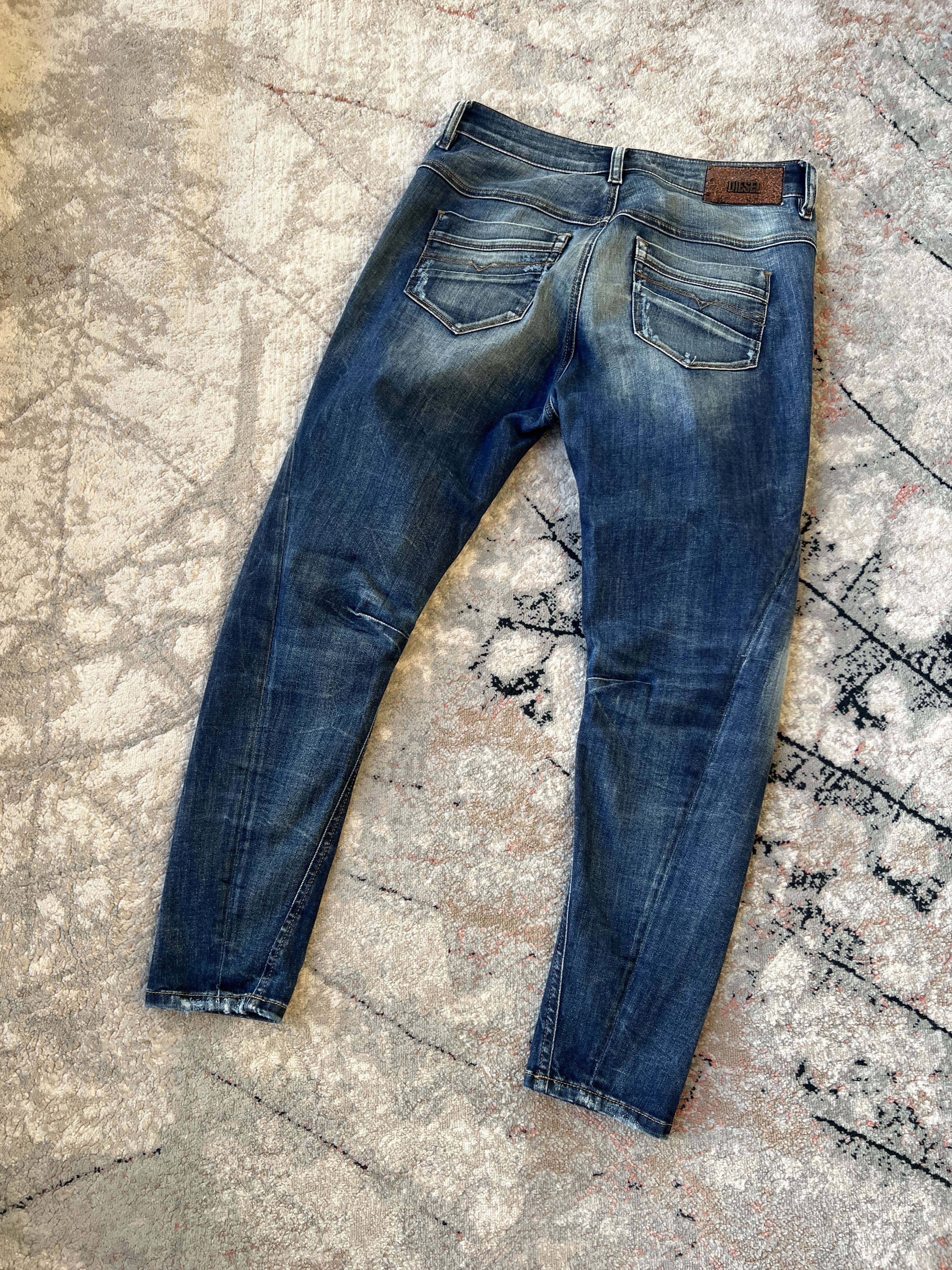 Diesel Diesel Fayza Relaxed-Boyfriend Low Waist Jeans Size 25" / US 0 / IT 36 - 9 Thumbnail