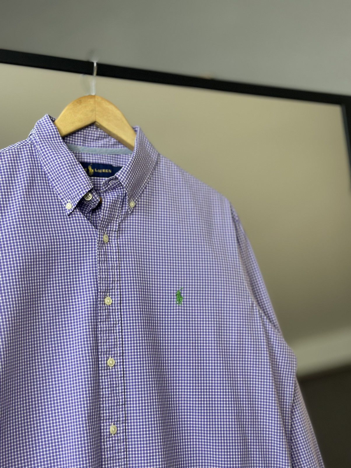 Polo Ralph Lauren Shirt Purple Label Polo Ralph Lauren Distressed Double RRL Size US L / EU 52-54 / 3 - 6 Thumbnail