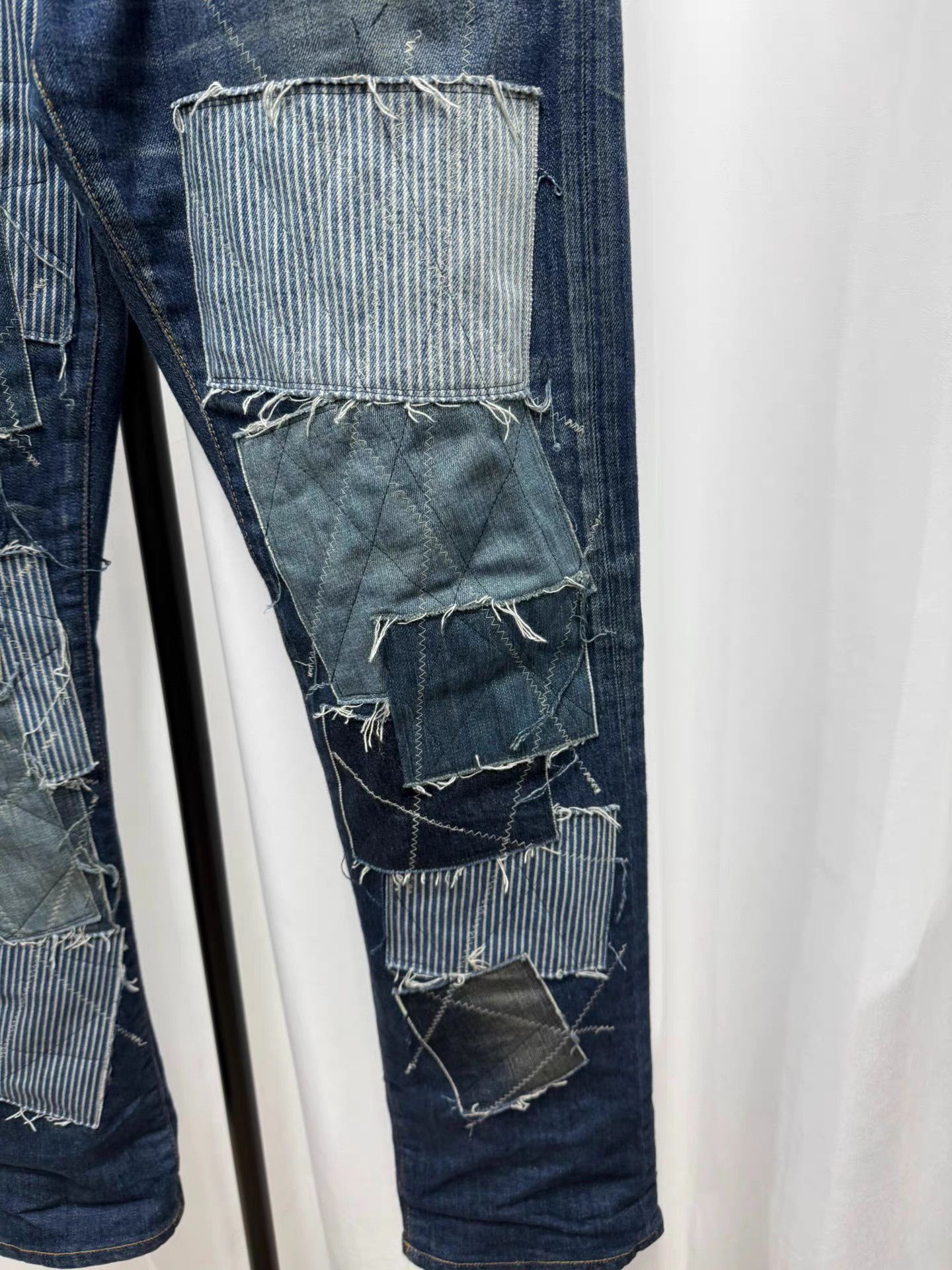 Junya Watanabe Junya Watanabe Sashiko Patchwork Levi's Jeans K20 Size US 35 - 5 Thumbnail