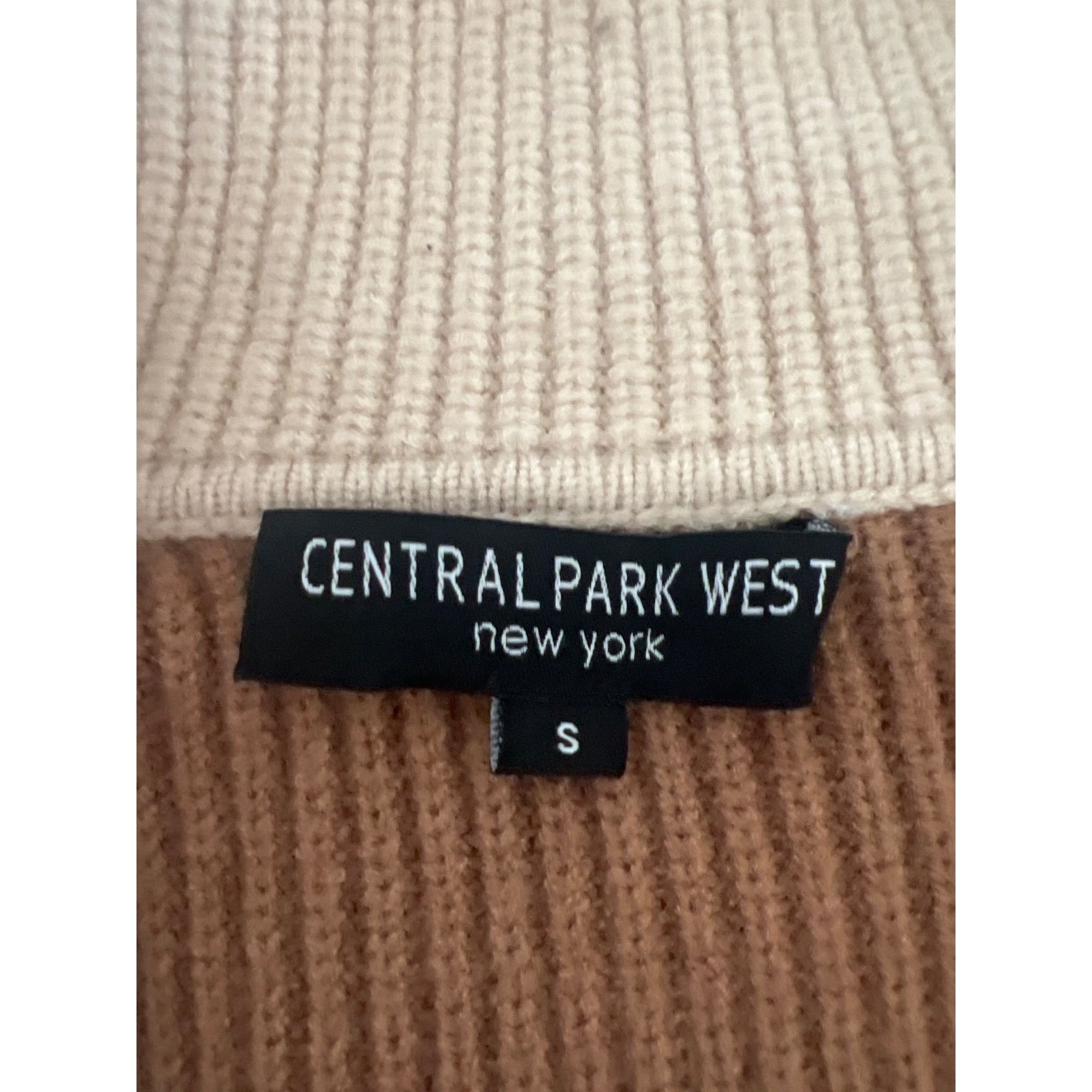 Central Park West Central Park West Colorblock Ribbed Half-Zip Sweater Size S / US 4 / IT 40 - 5 Thumbnail