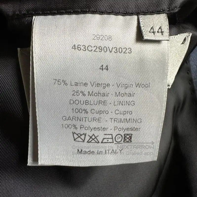 Dior Dior Wool Blend Striped Long Sleeve Coat . Size US S / EU 44-46 / 1 - 6 Thumbnail