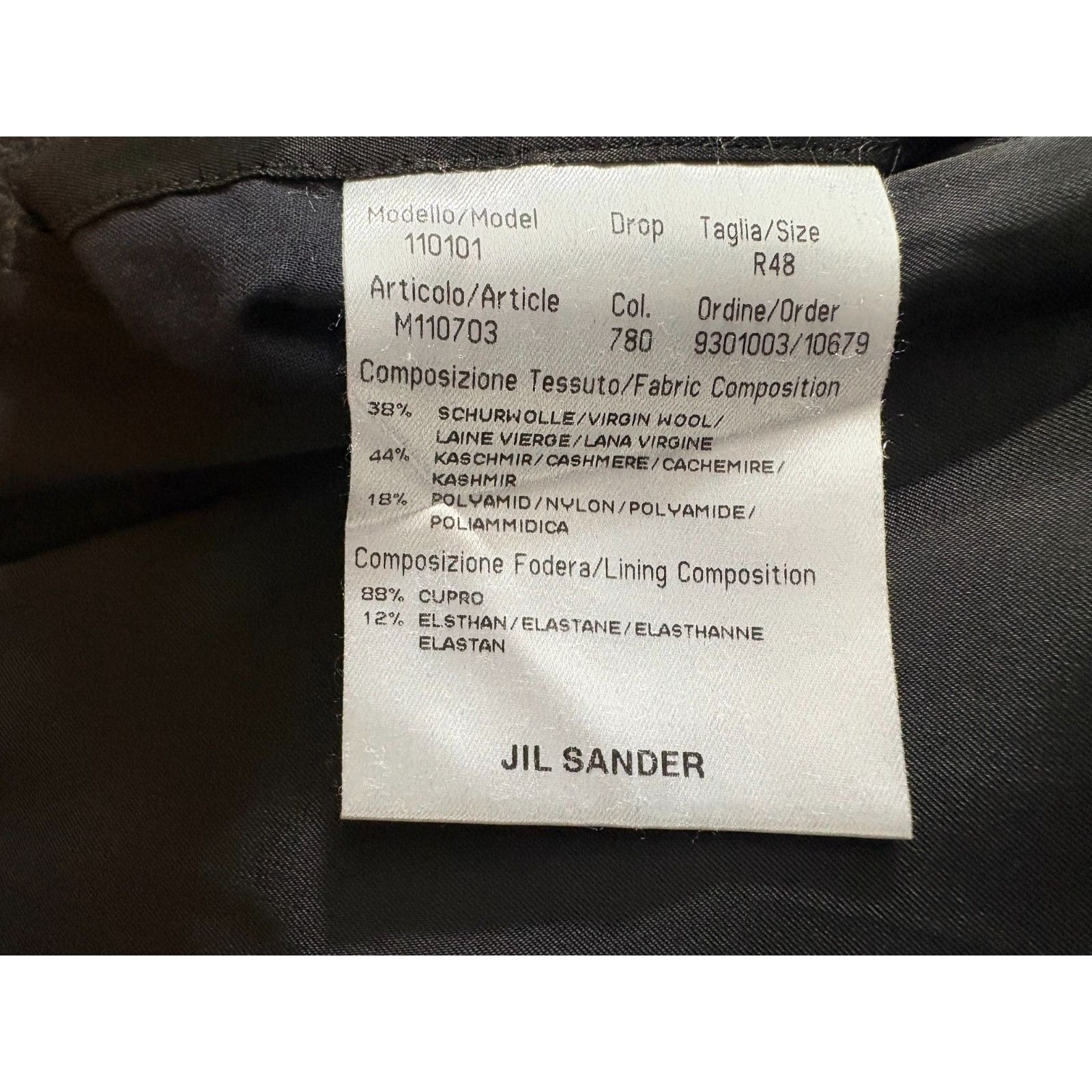 Jil Sander Jil Sander Tailor Made Cashmere Wool blend coat sz 48 R US 3 Size US M / EU 48-50 / 2 - 4 Thumbnail