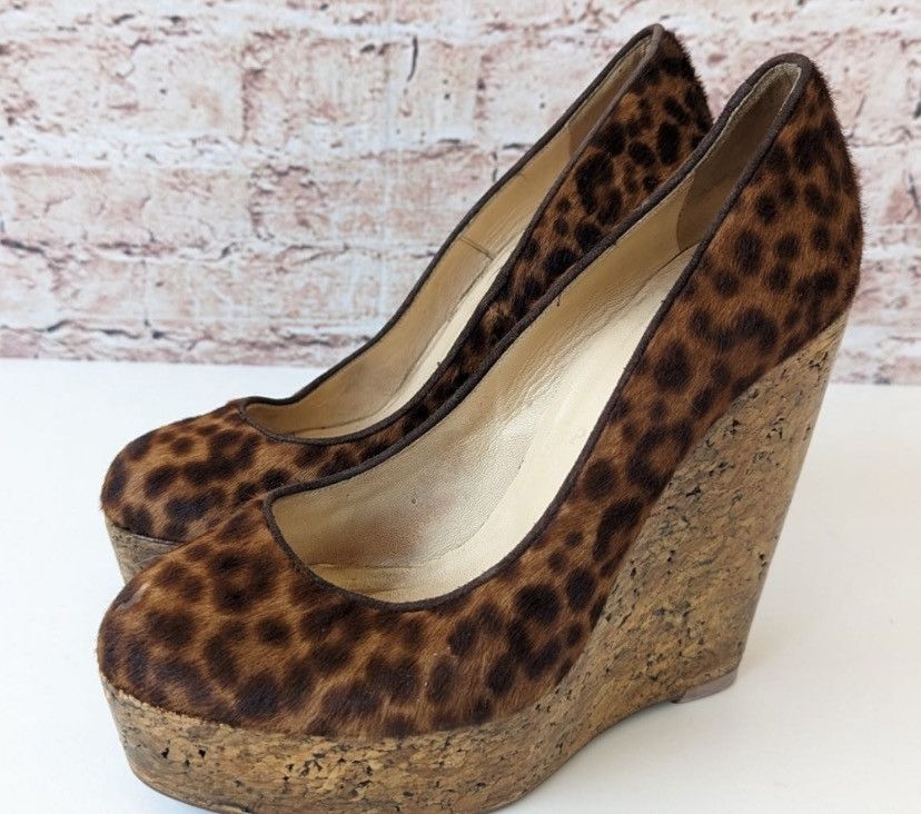 Christian Louboutin Christian Louboutin Wedges Size US 7.5 / IT 37.5 - 4 Thumbnail