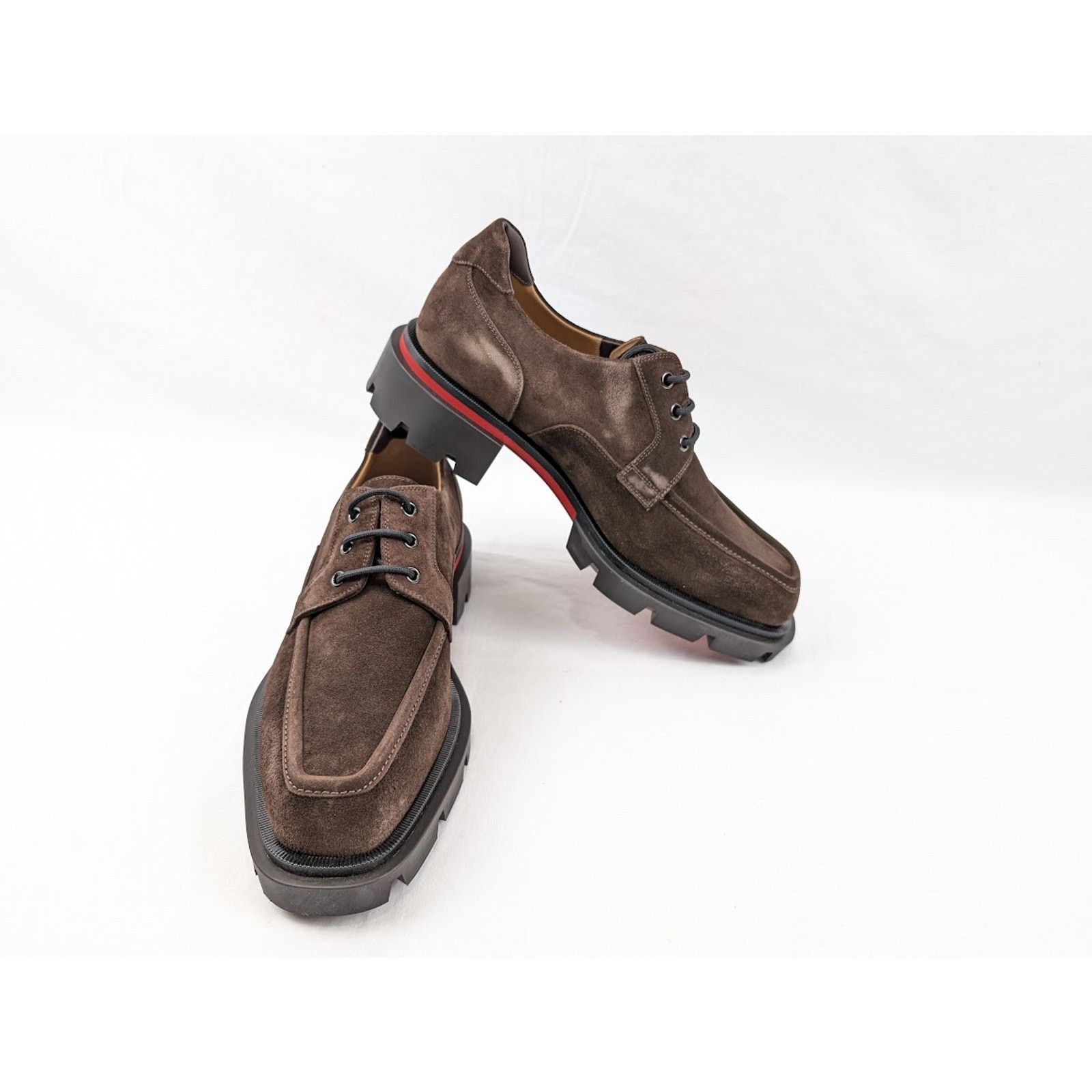 Christian Louboutin o1rshd1 Our Georges L Flat Shoes in Cosme / Brown 42 Size US 9 / EU 42 - 13 Thumbnail