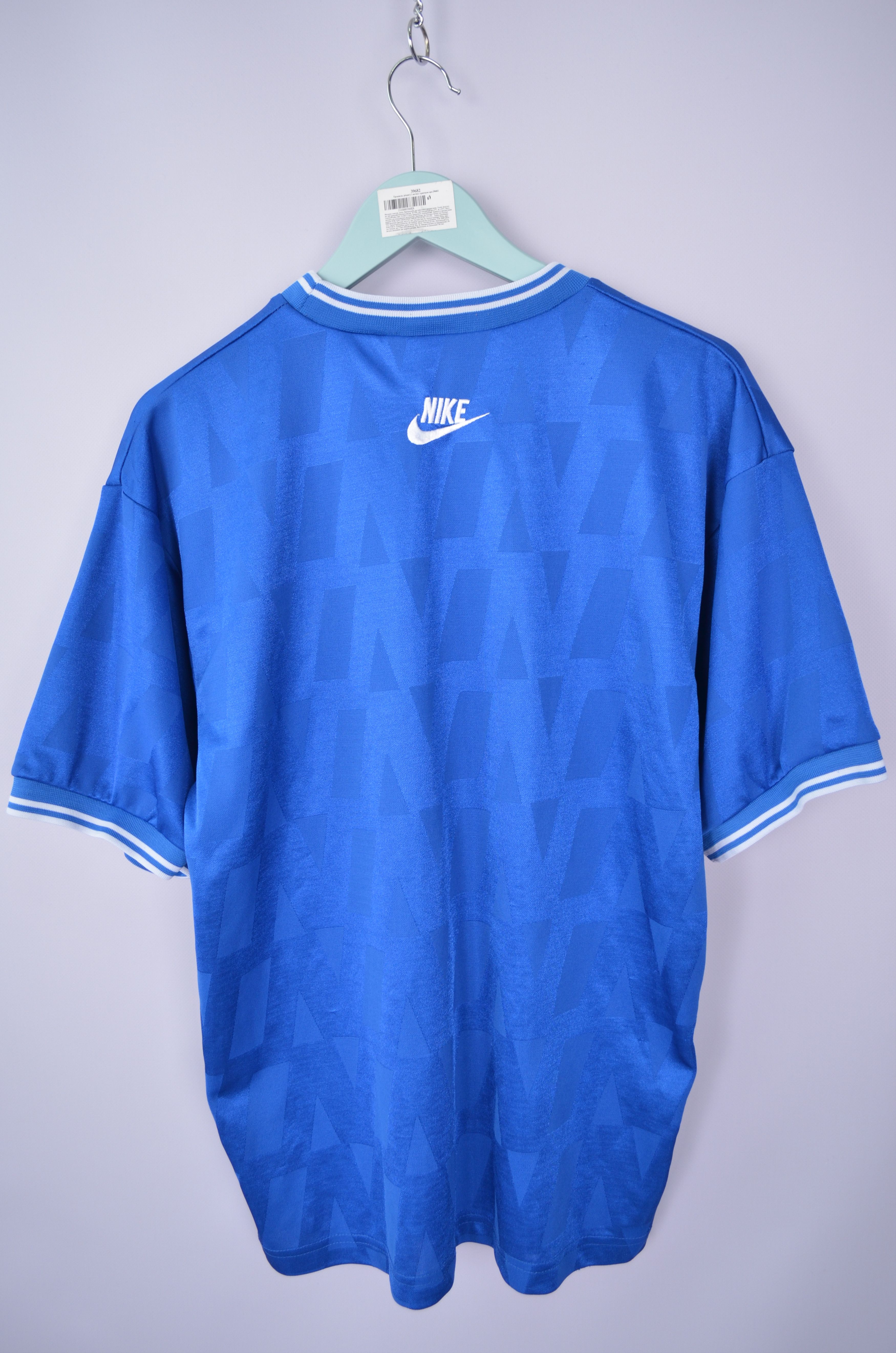 Nike × Vintage Nike Premiere Blue T Shirt Size M Vintage 90s Size US M / EU 48-50 / 2 - 4 Thumbnail