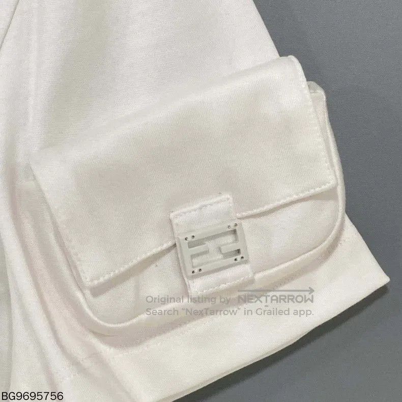 Fendi Fendi Short-sleeve top with double F small bag on cuff Size S / US 4 / IT 40 - 6 Thumbnail