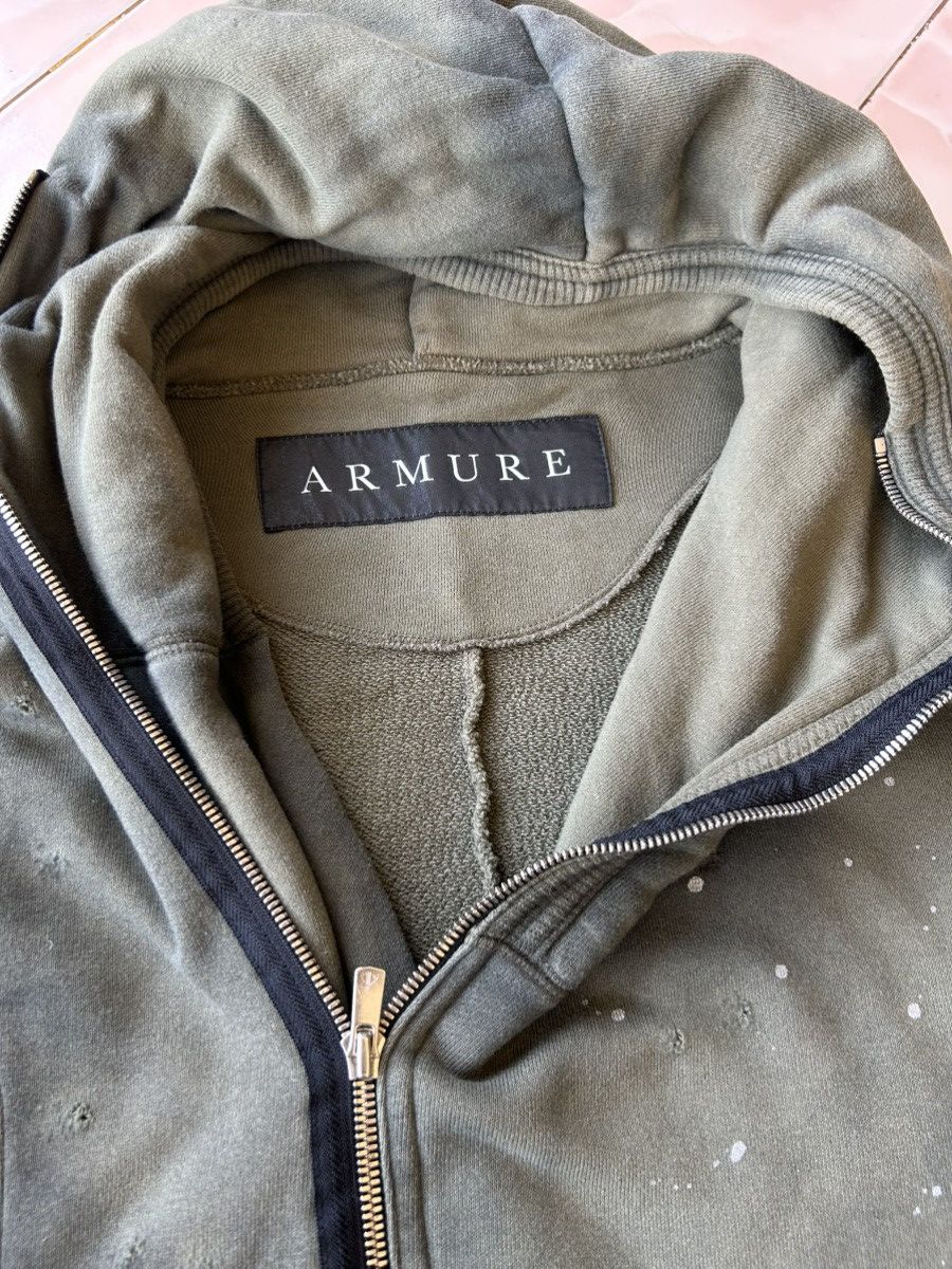 Japanese Brand × Seditionaries Armure Gunshots Distressed Hoodie Size US XS / EU 42 / 0 - 12 Thumbnail