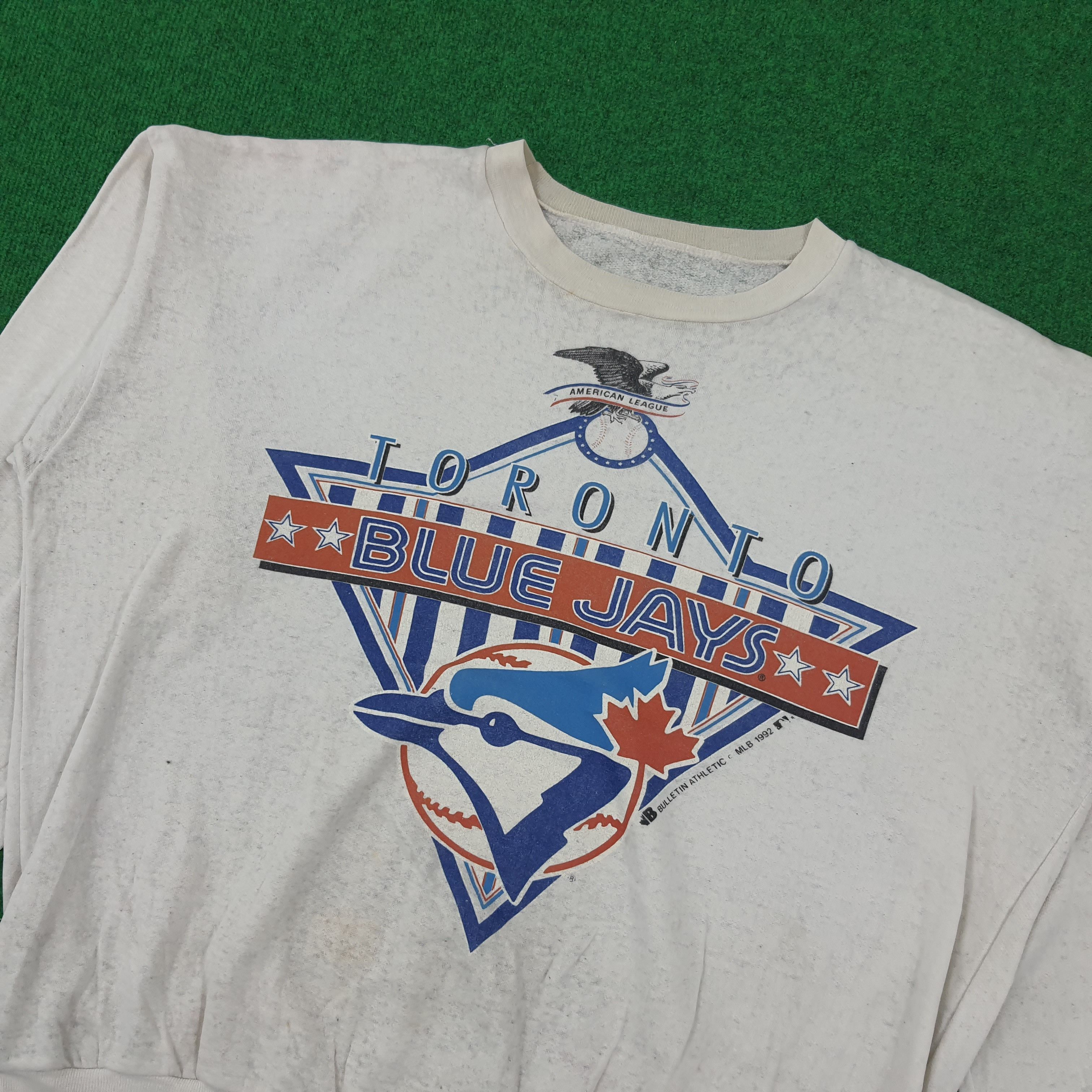 MLB × Vintage Vintage Athletic Toronto Blue Jays MLB 1992 Sweatshirt Size US L / EU 52-54 / 3 - 2 Thumbnail