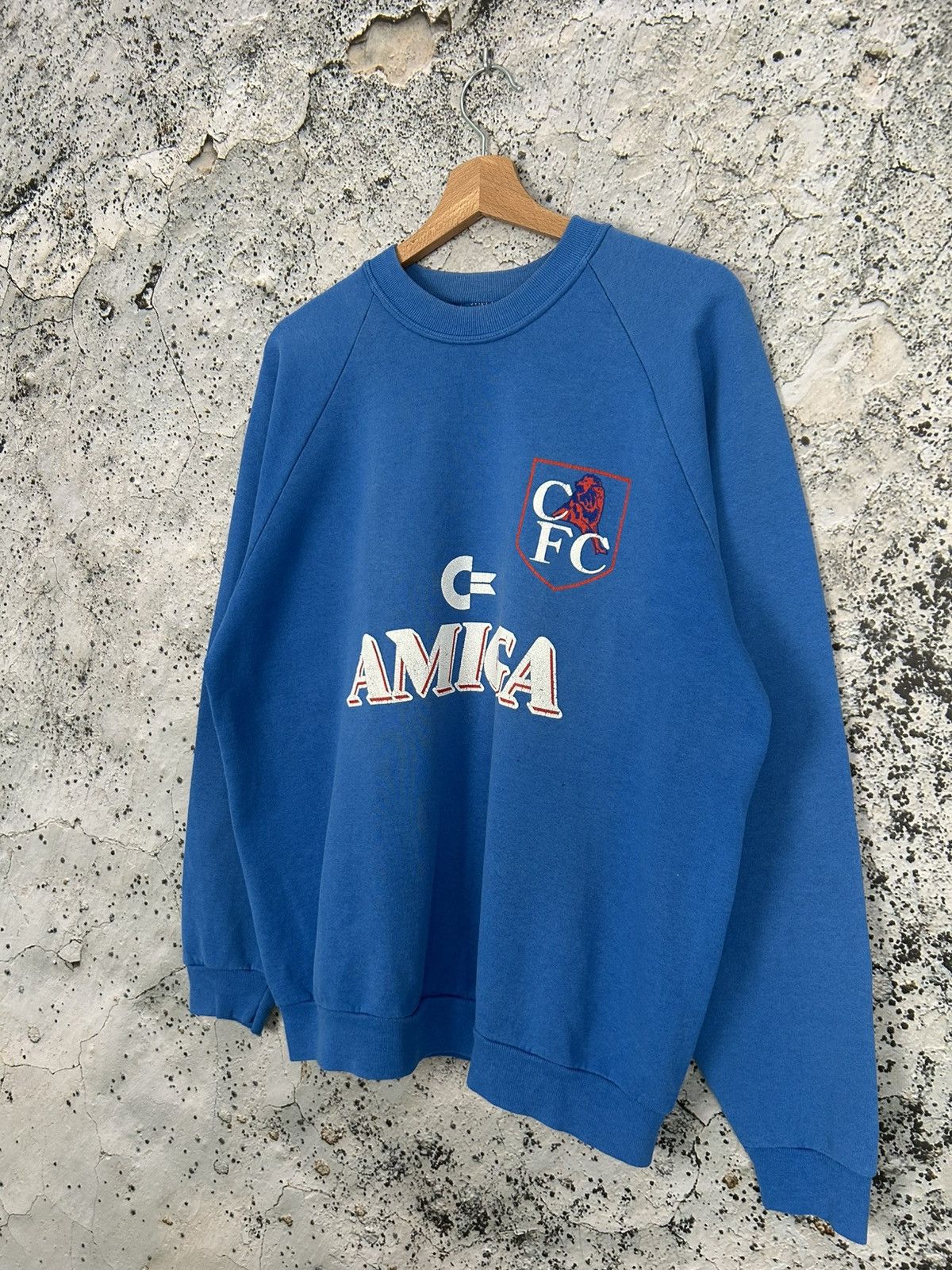 Vintage Vintage Chelsea London Amiga 90s 80s Ultra Rare Sweatshirt Size US L / EU 52-54 / 3 - 2 Thumbnail