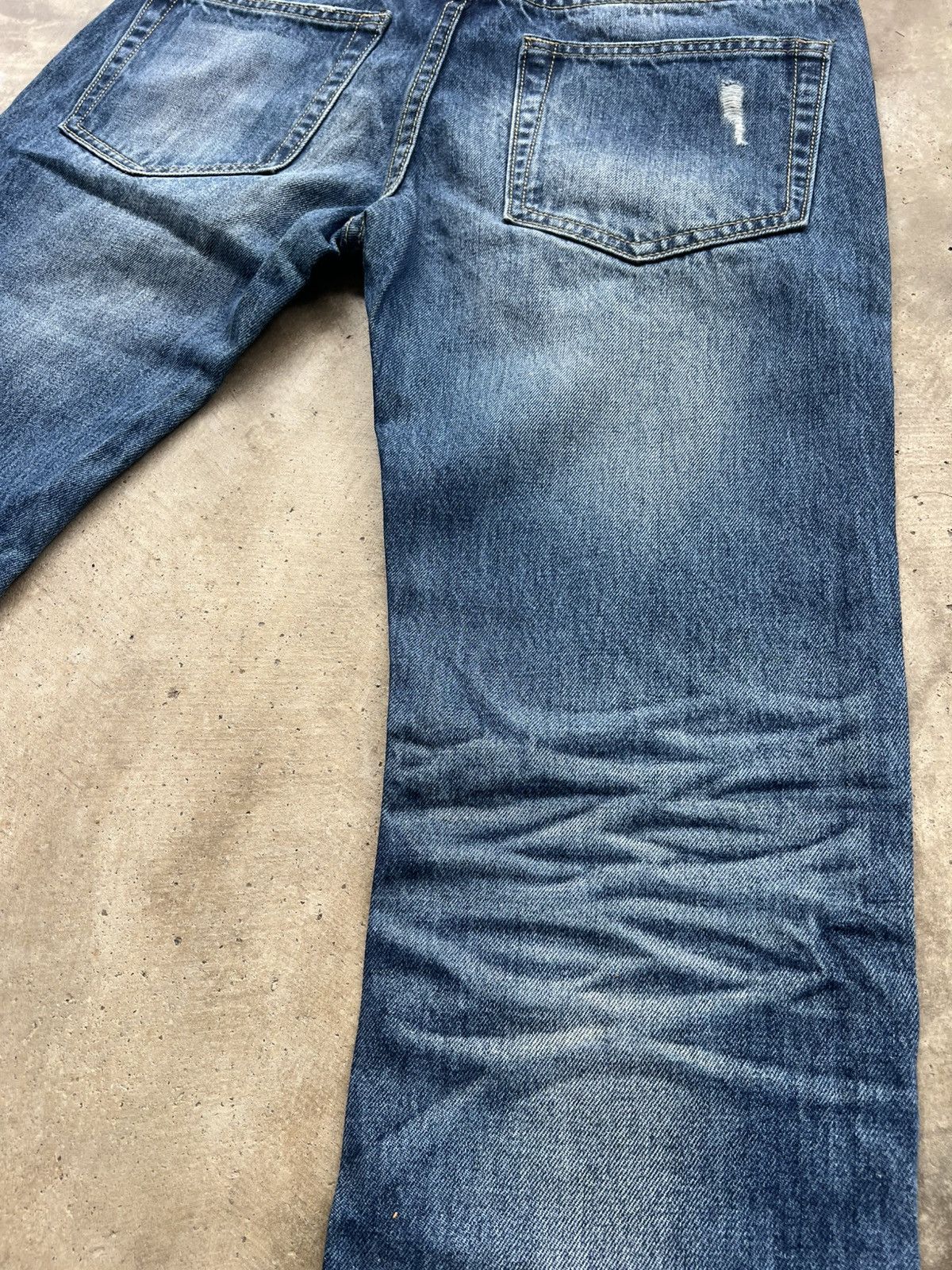 Hysteric Glamour Hysteric Glamour Fade Studded Punk Distressed Jeans Size US 30 / EU 46 - 17 Thumbnail