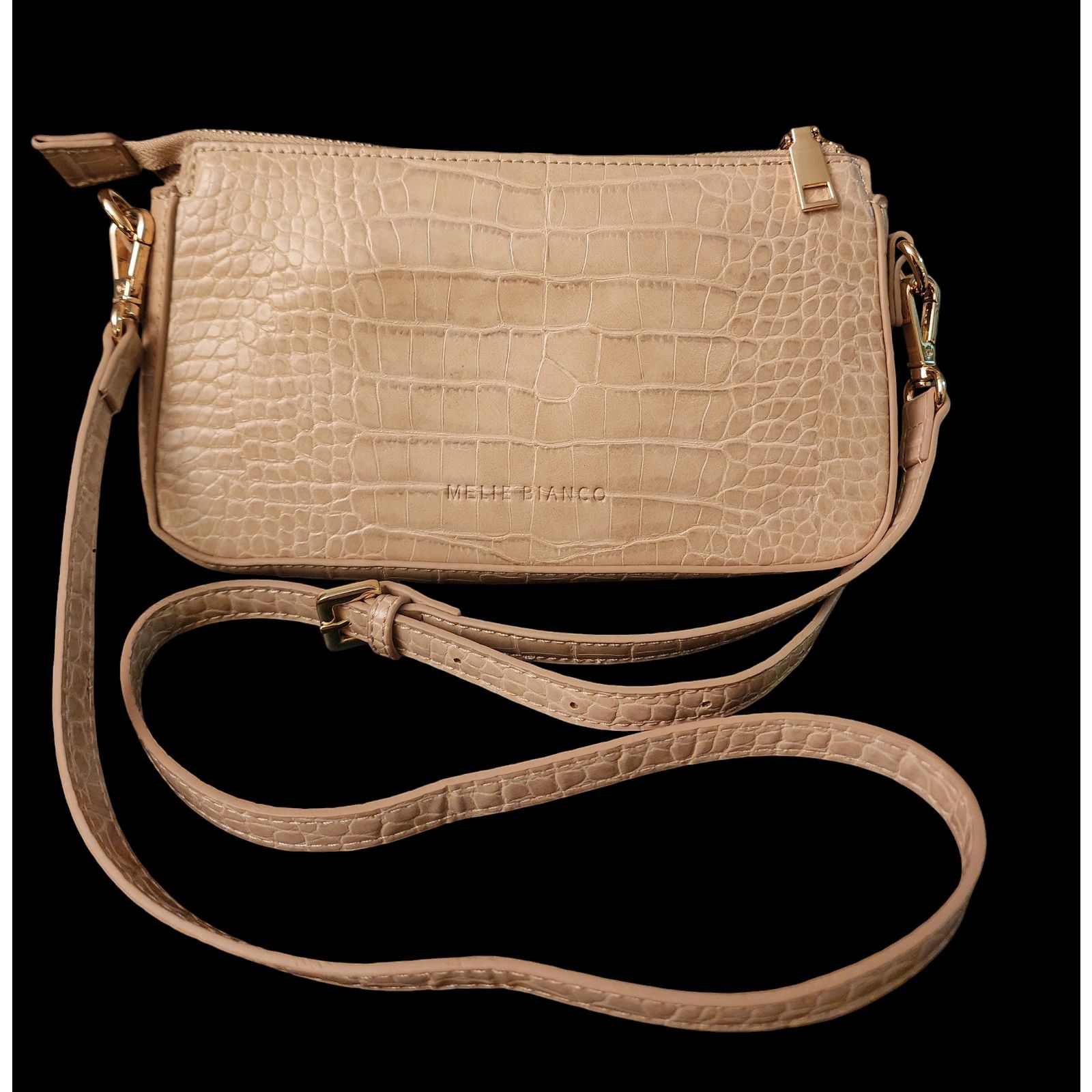 Other Melie Bianco taupe faux leather crossbody bag Size ONE SIZE - 1 Thumbnail
