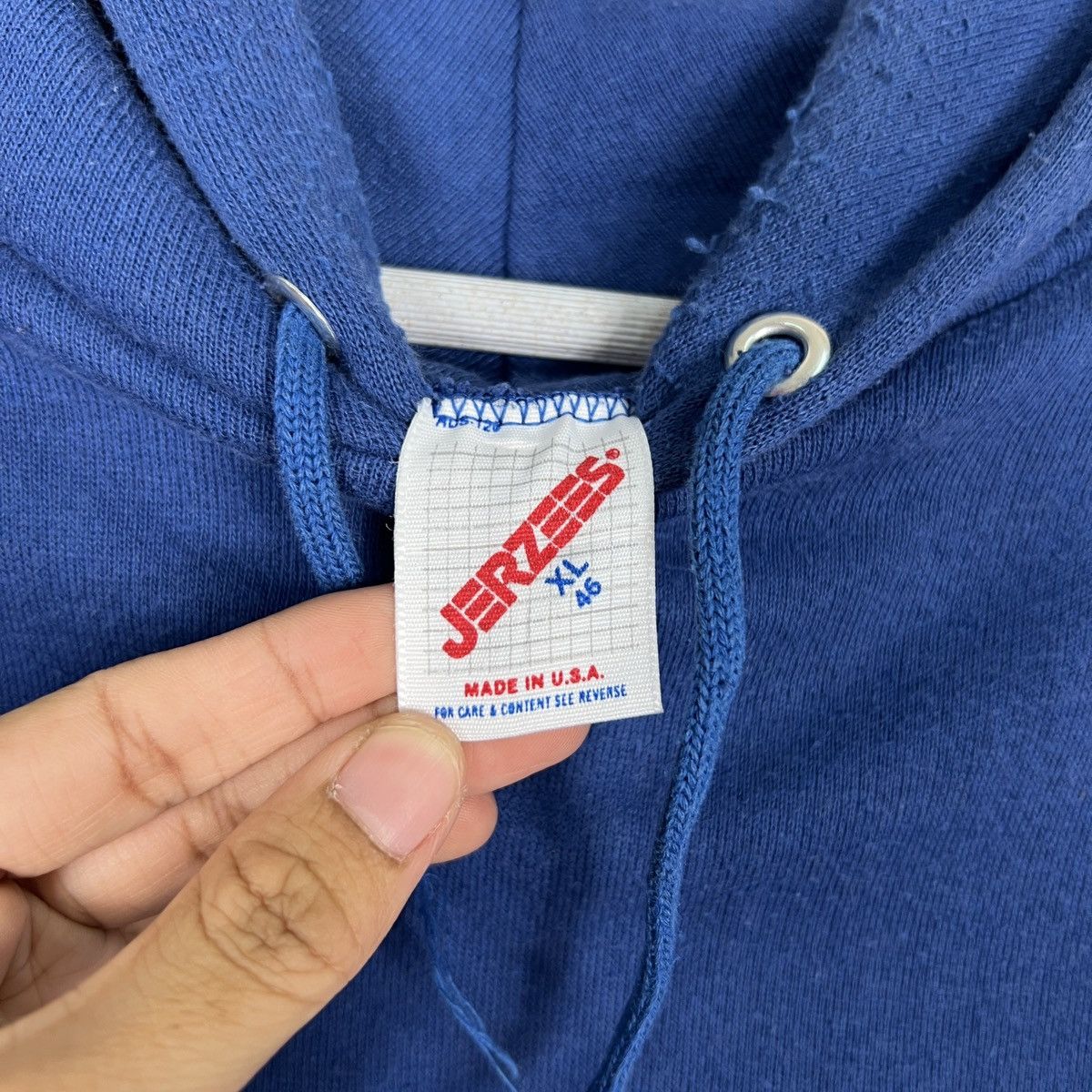 NFL 🔥 VINTAGE NFL NEW YORK GIANTS HOODIES JERZEES MADE IN USA Size US XL / EU 56 / 4 - 12 Thumbnail