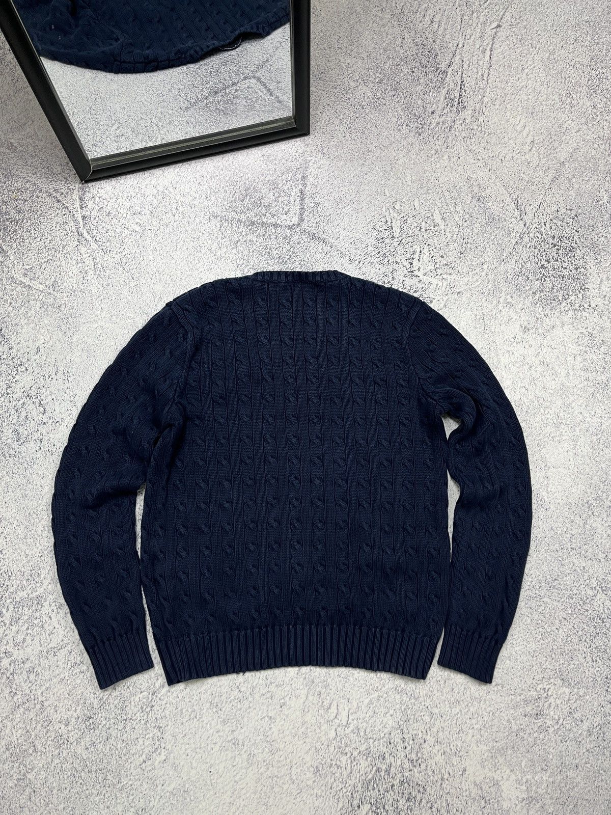 Polo Ralph Lauren × Ralph Lauren Polo Ralph Lauren Cable Knit Preppy Style Sweater Luxury Size US S / EU 44-46 / 1 - 9 Thumbnail