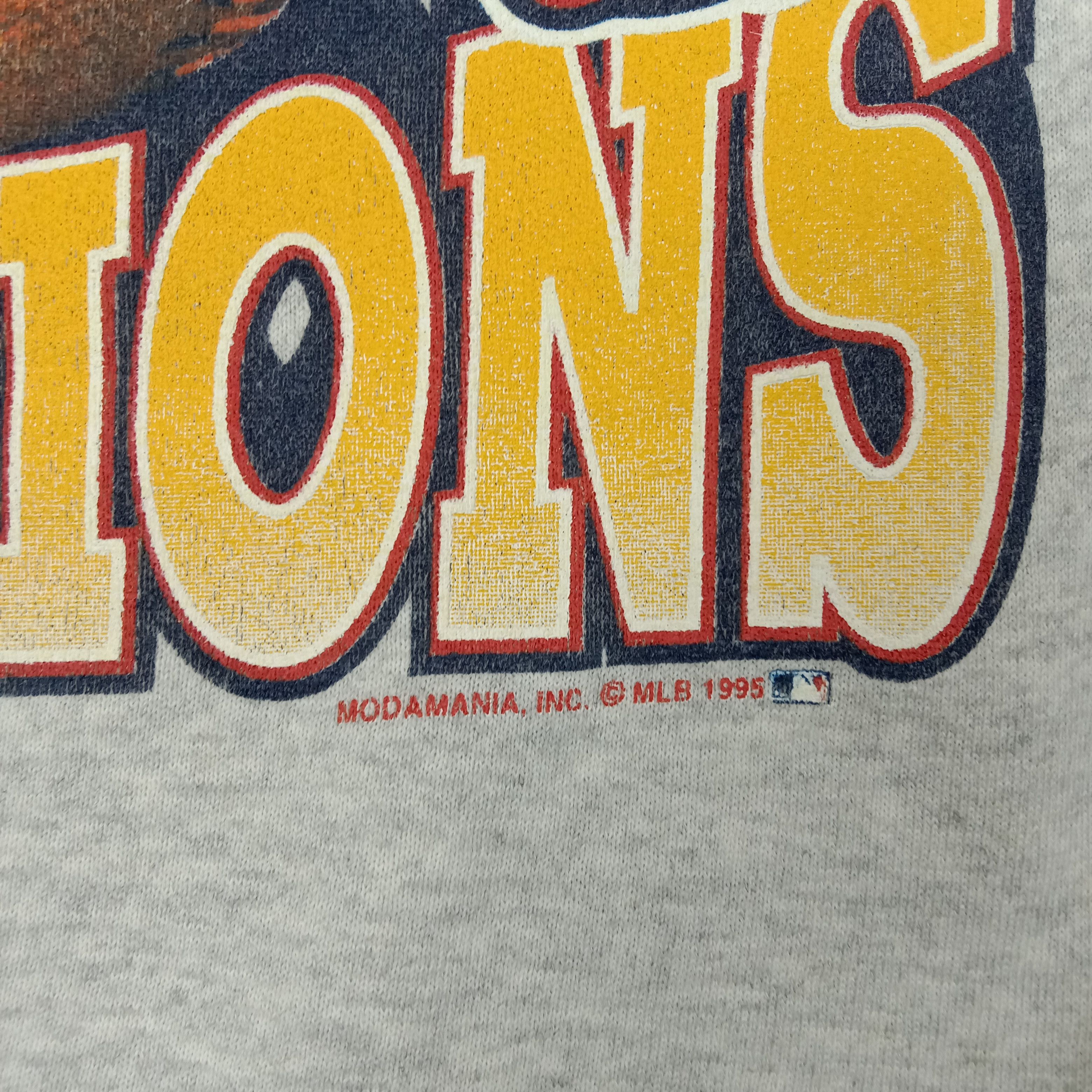 MLB 90's Atlanta Braves Baseball Team Sweatshirt C251N13 Size US L / EU 52-54 / 3 - 4 Thumbnail