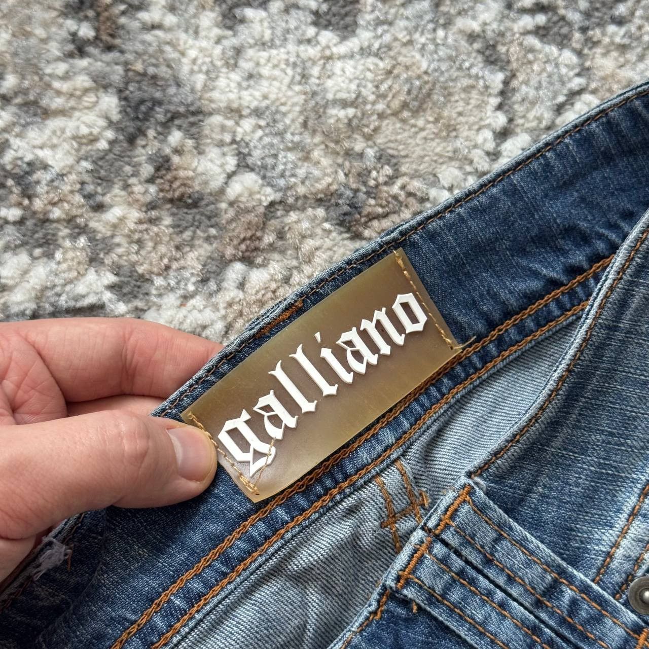 John Galliano John Galliano Vintage Slim Glitter Jeans Size US 26 / EU 42 - 7 Thumbnail