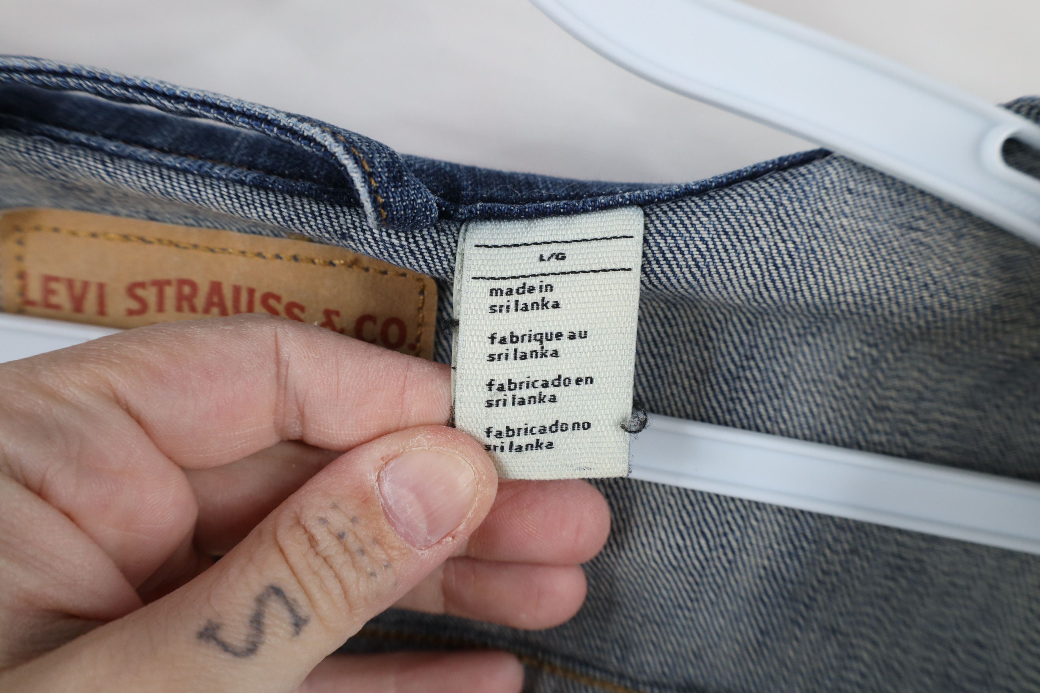 Levi's × Vintage Vintage Y2K Levis Stretch Denim Jean Trucker Jacket Blue Size L / US 10 / IT 46 - 11 Thumbnail