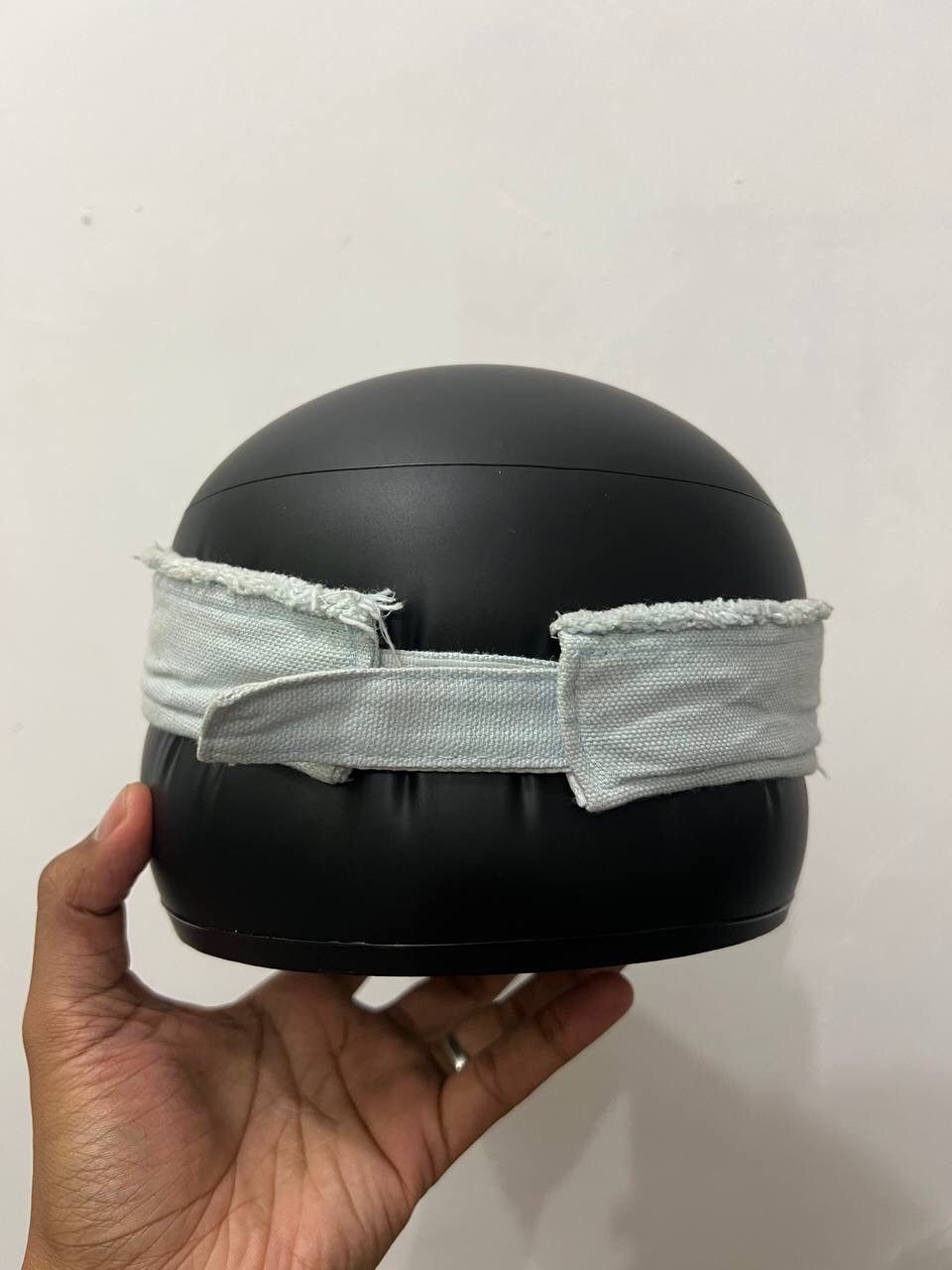 Japanese Brand Distressed Skull Frayed Visor Hat Size ONE SIZE - 4 Thumbnail