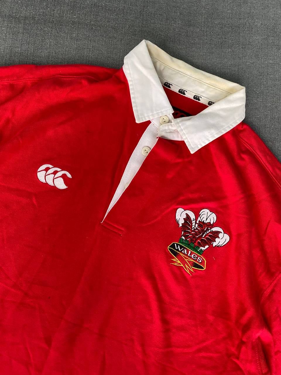 Canterbury of New Zealand Wales Rugby Canterbury Of New Zealand Vintage Rugby Shirt Size US L / EU 52-54 / 3 - 3 Thumbnail