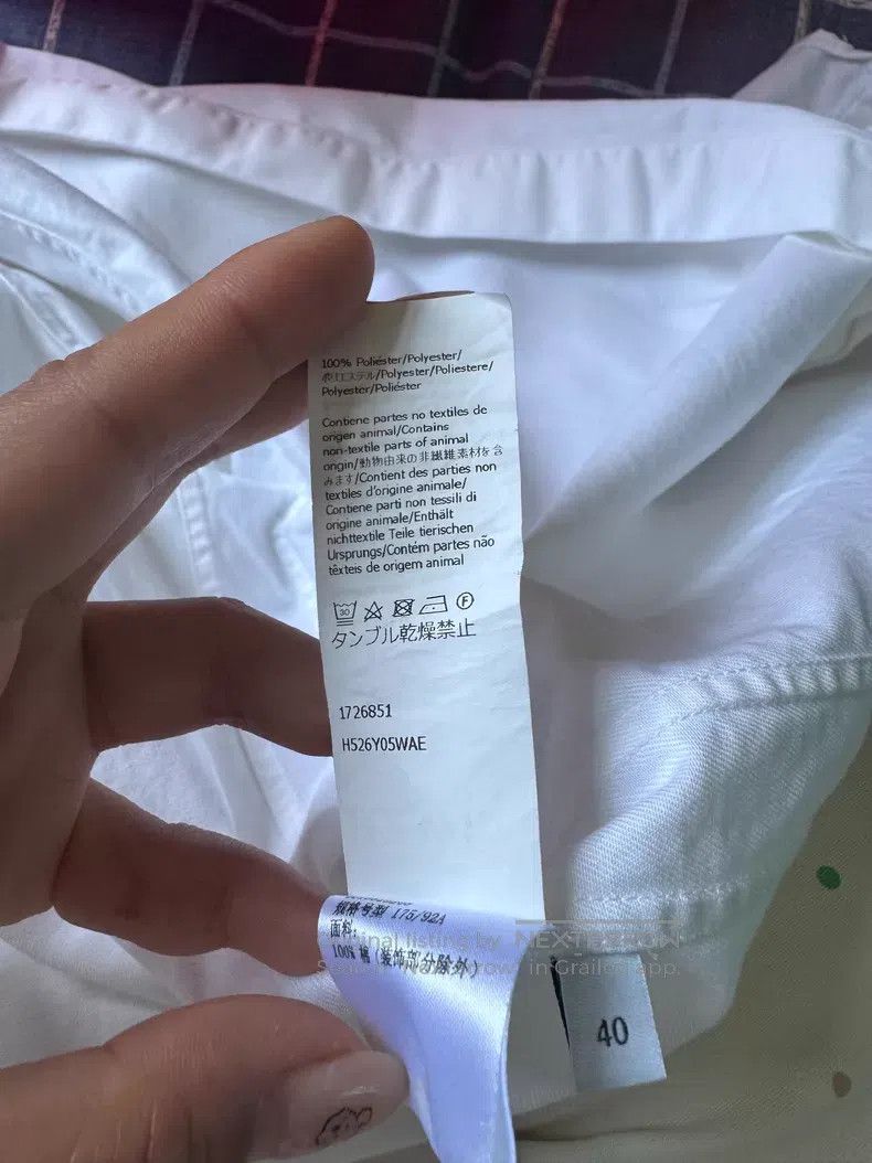 Loewe Loewe White long-sleeve shirt, 100% pure cotton Size US XXS / EU 40 - 5 Thumbnail
