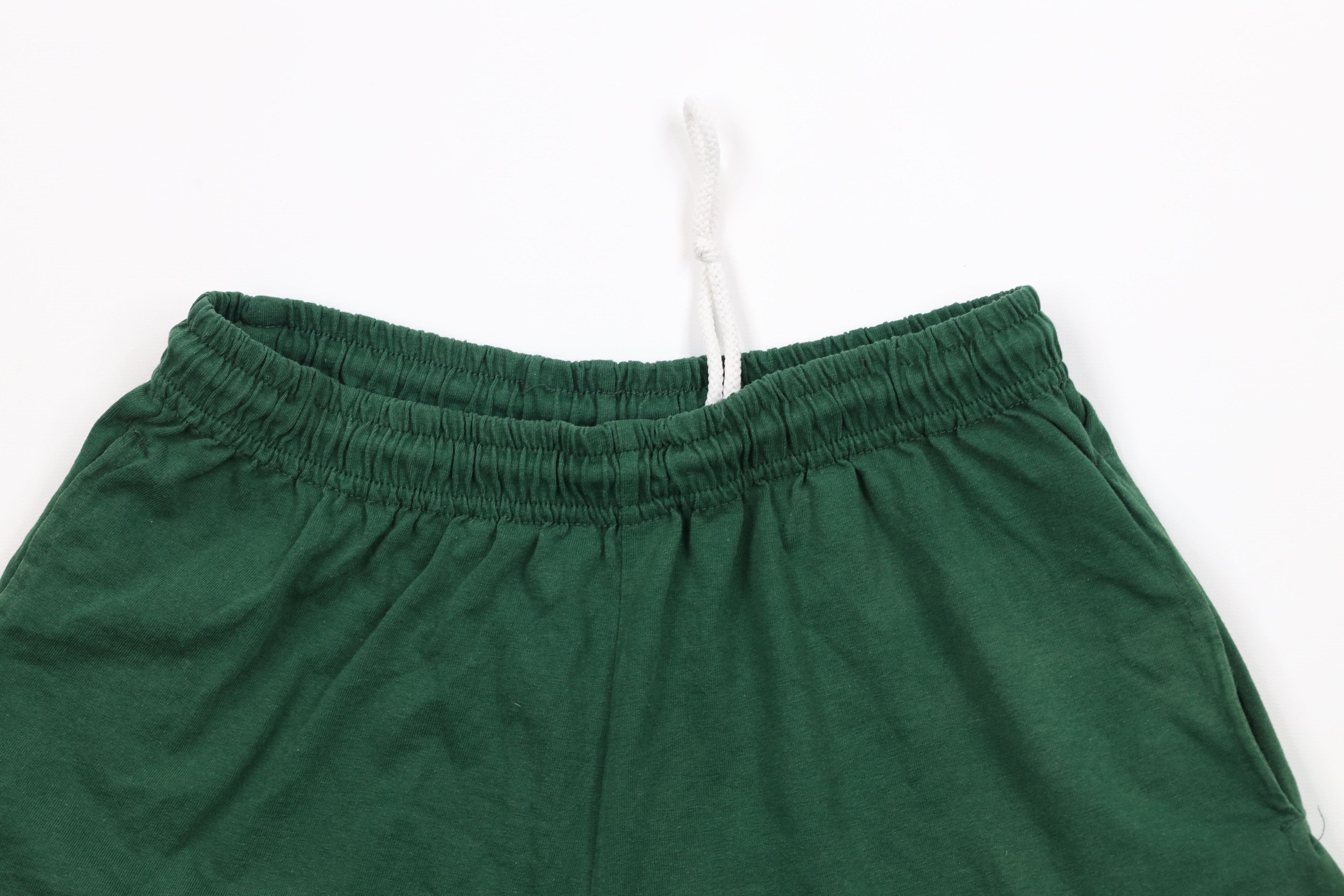 Vintage Vintage Streetwear Blank Above Knee Shorts Green Cotton Size US 30 / EU 46 - 2 Thumbnail