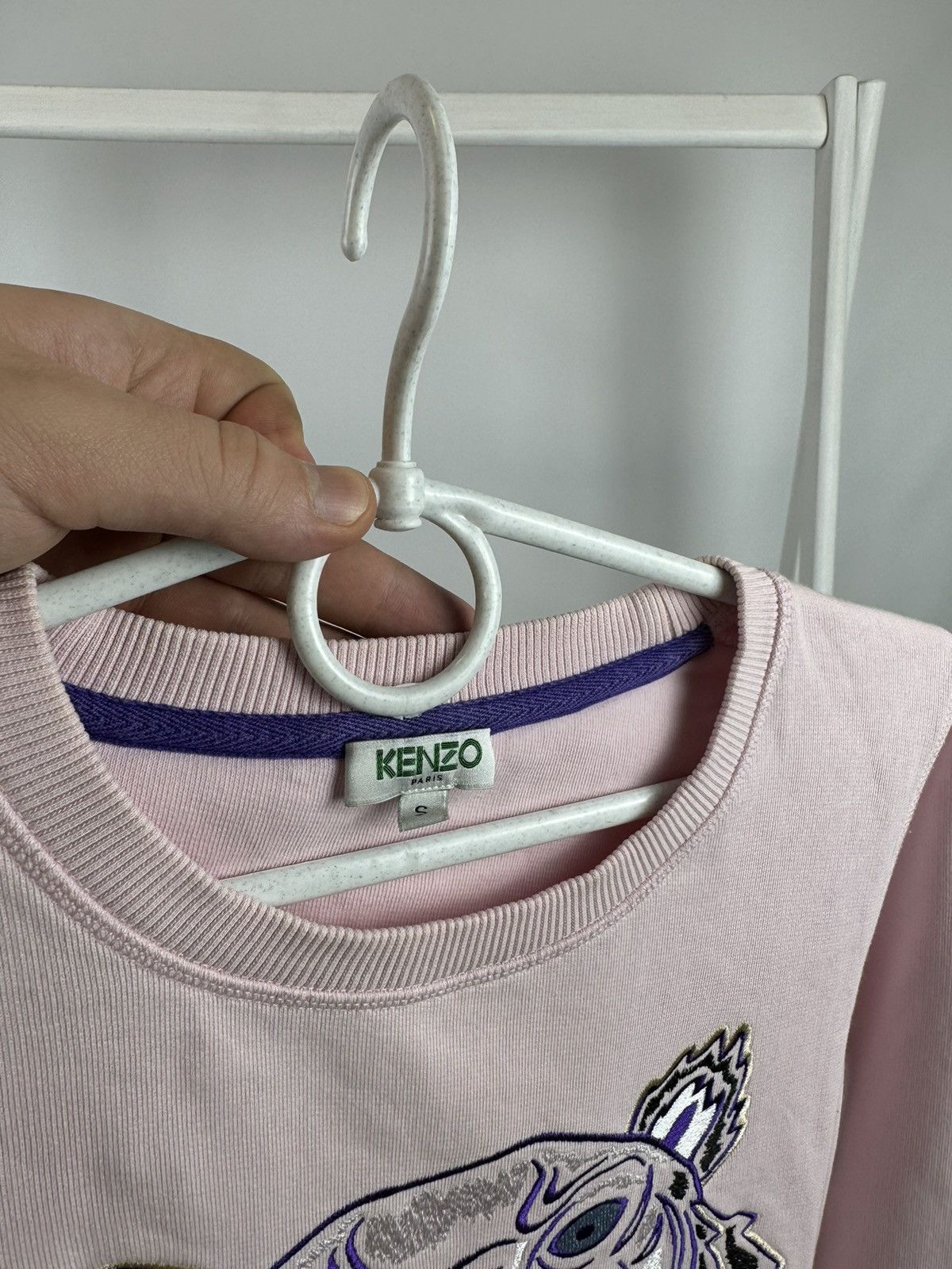 Kenzo Vintage Kenzo Pink Sweatshirt Size S / US 4 / IT 40 - 4 Thumbnail