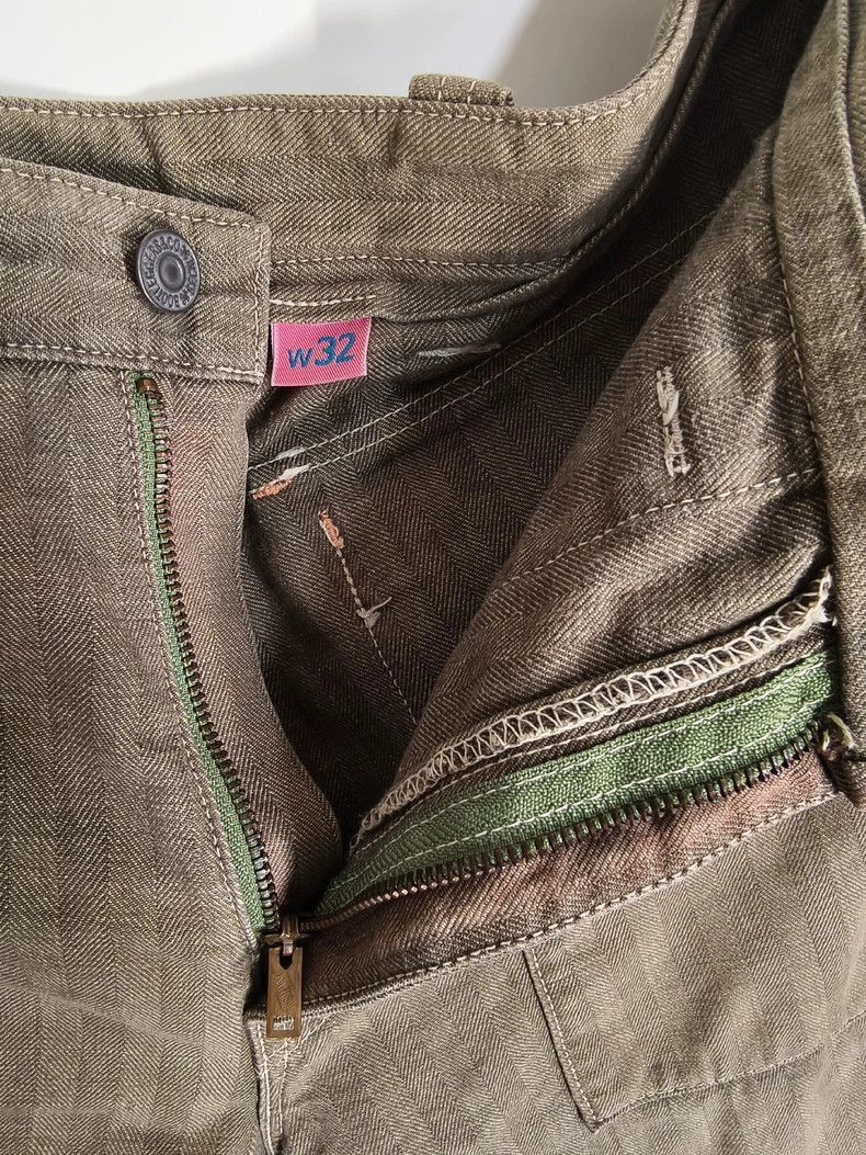 Freewheelers Freewheelers Freewheelers Herringbone trousers Size US 32 / EU 48 - 6 Thumbnail