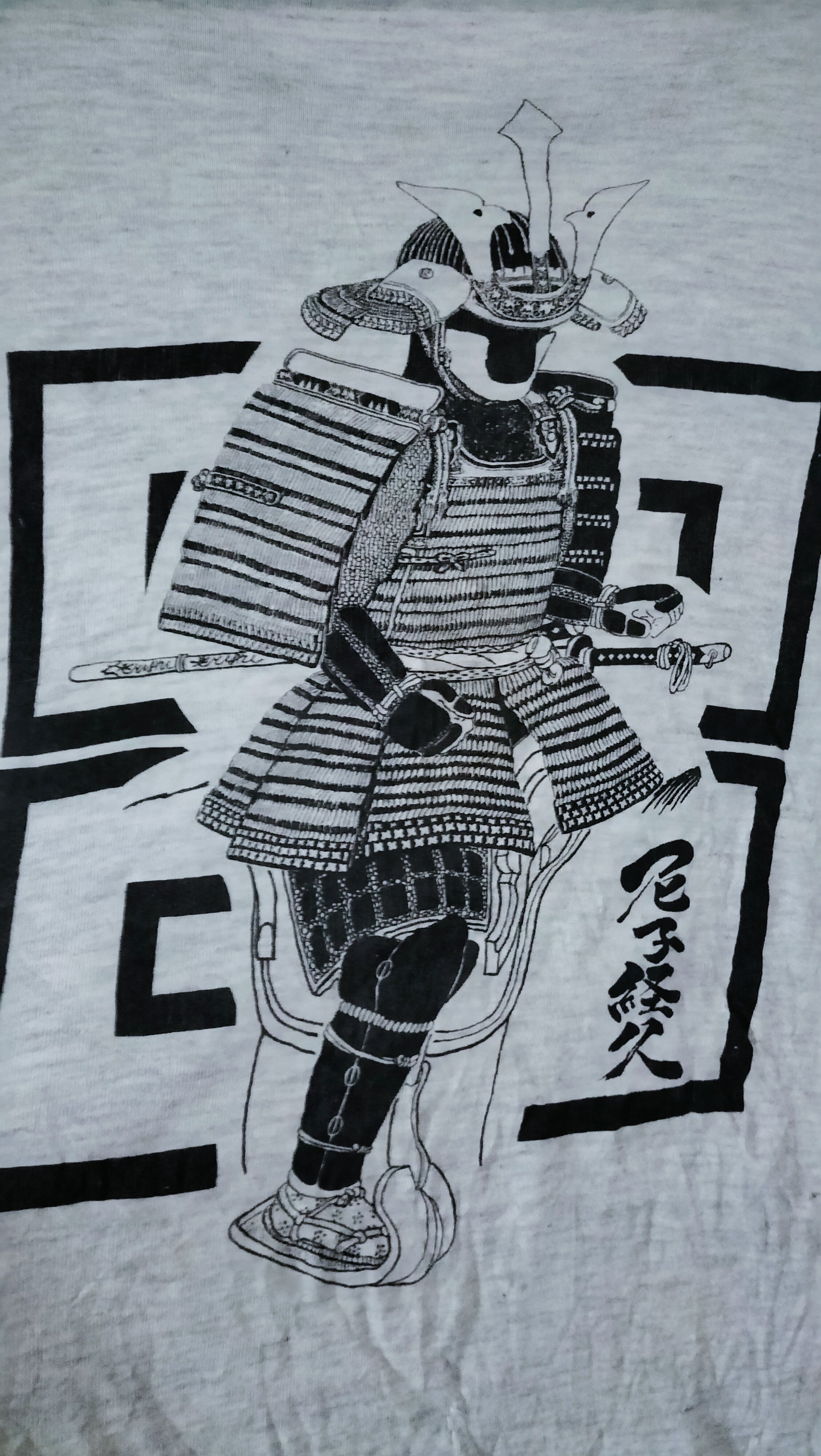 Japanese Brand 90s Samurai Tee Arts Japanese Legendary Size US XL / EU 56 / 4 - 1 Thumbnail
