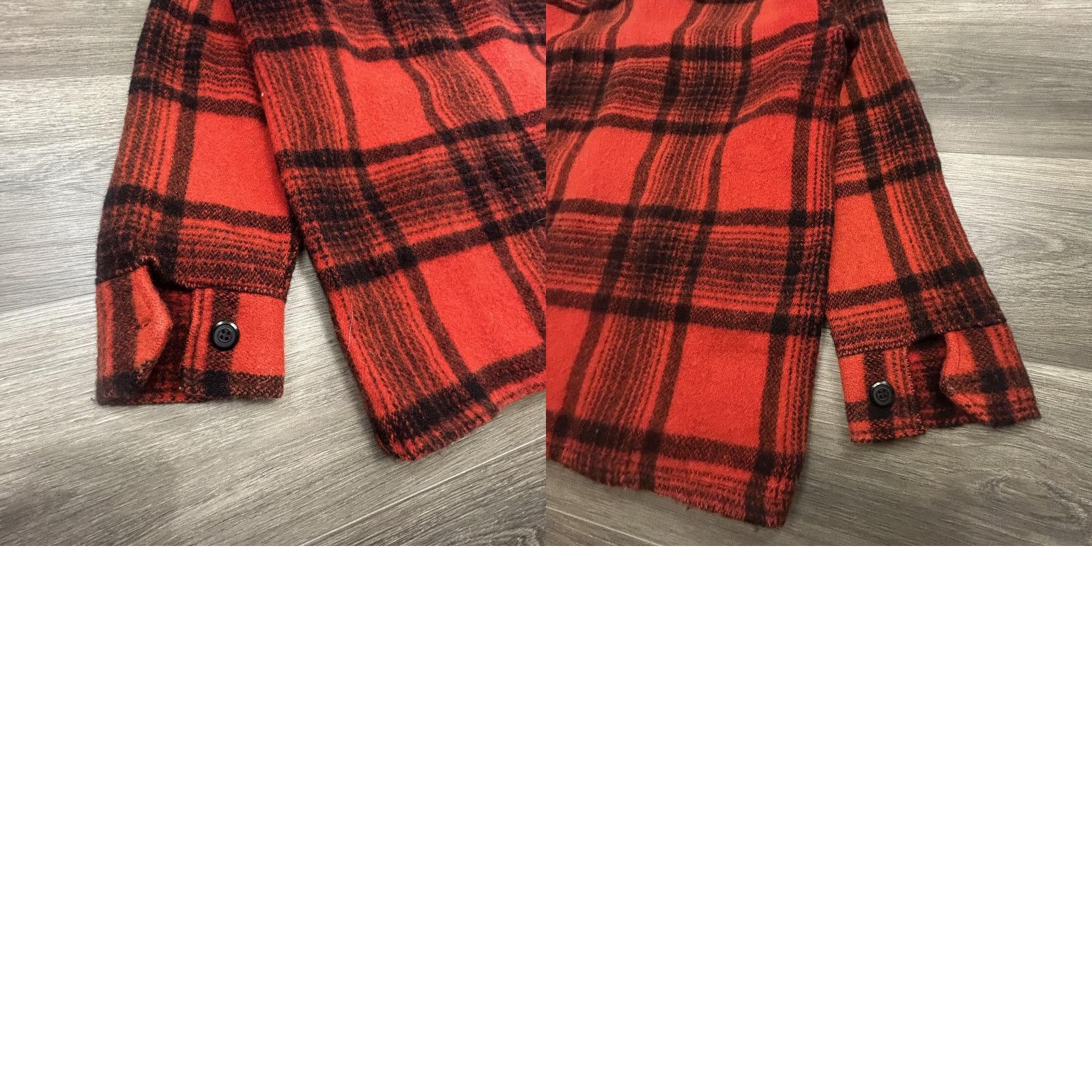 Vintage VINTAGE Deacon Brothers Dea-Jacket Shirt Mens Large Buffalo Plaid 60s Made USA Size US L / EU 52-54 / 3 - 8 Thumbnail