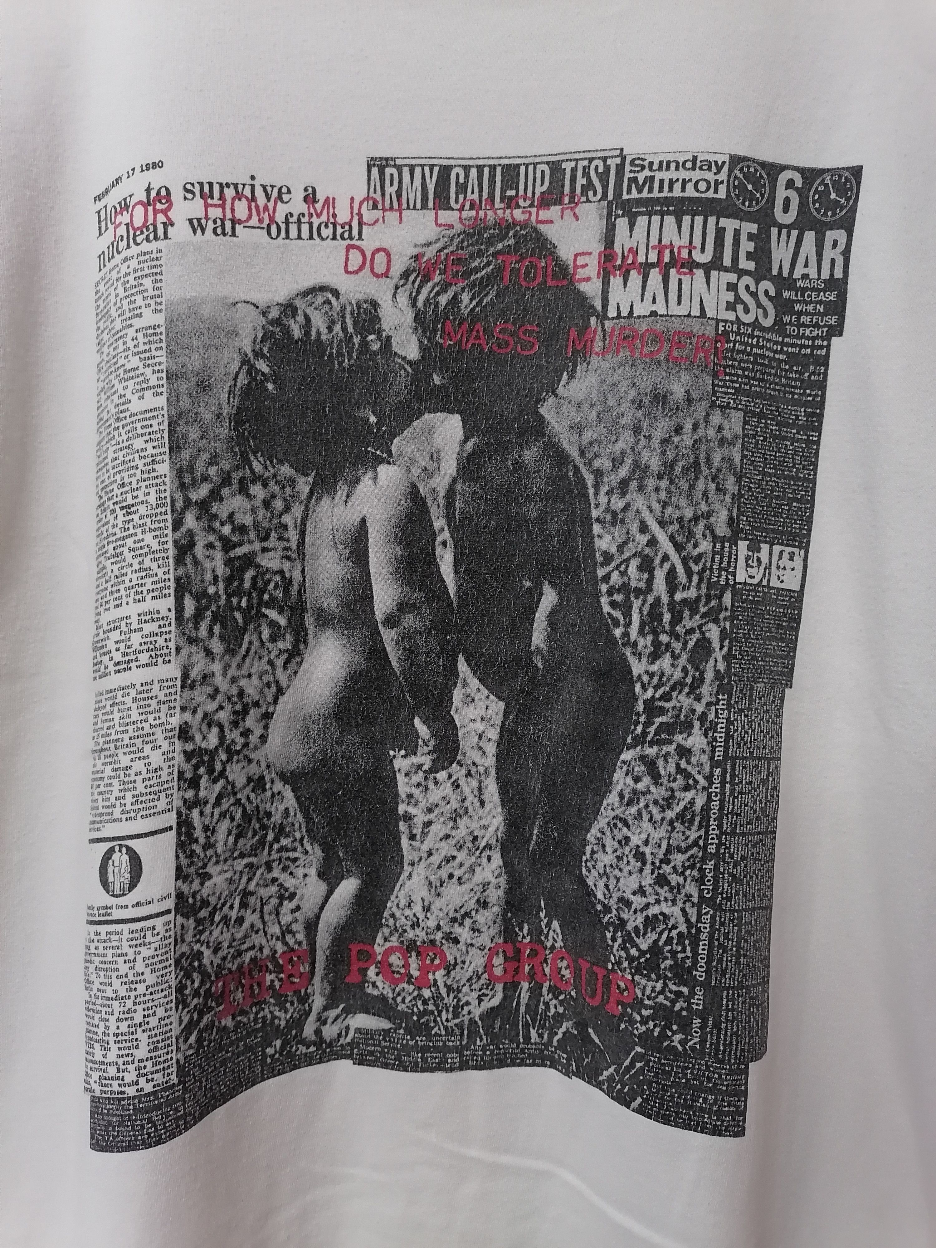 Japanese Brand × Vintage The Pop Group Photo Tee T-shirt Size US L / EU 52-54 / 3 - 2 Thumbnail